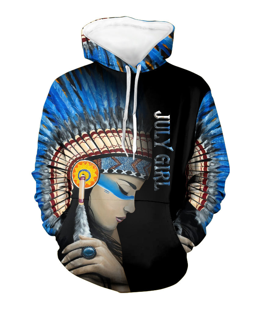 GB-NAT00473-07 Native Girl 3D Hoodie