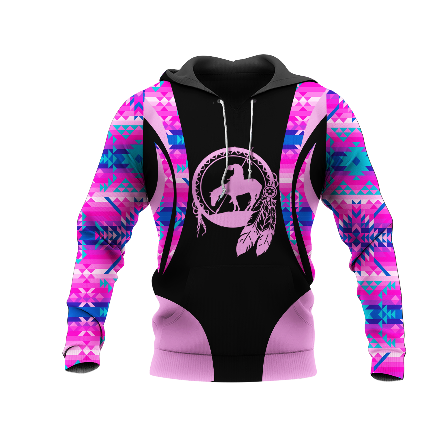 HD001133 Pattern Native Pride 3D Hoodie
