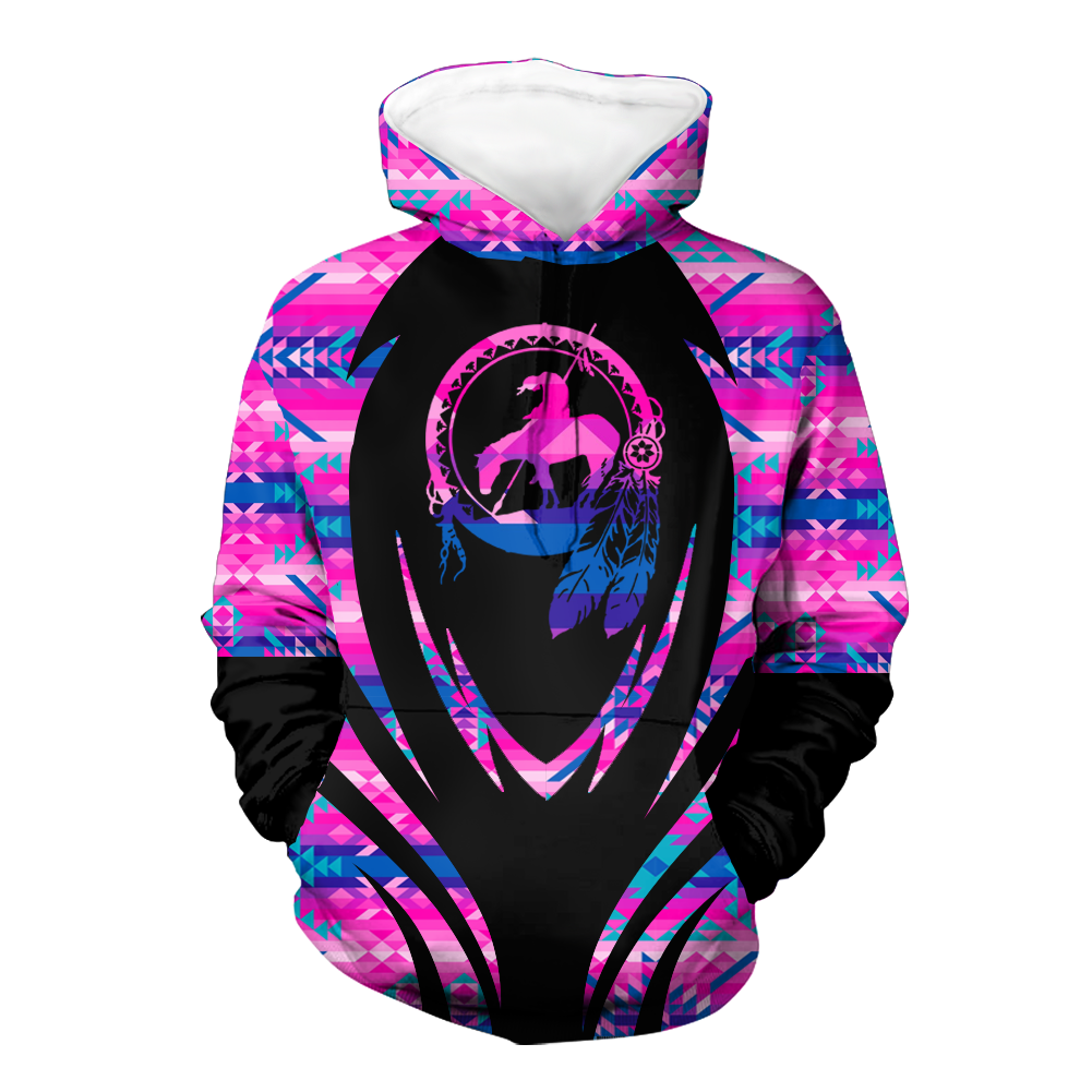 HD000391 Pattern Native Pride 3D Hoodie