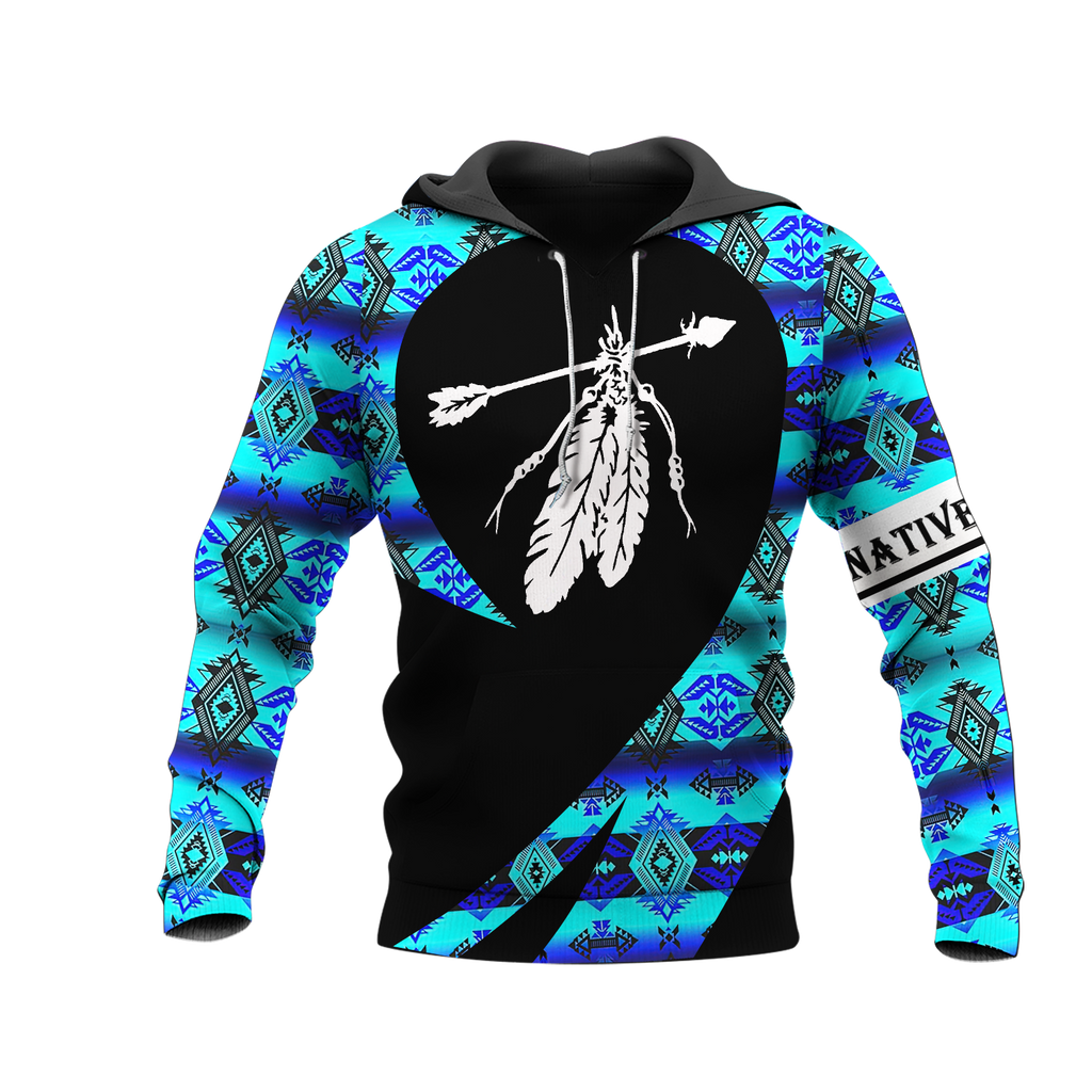 HD000244 Pattern Native Pride 3D Hoodie