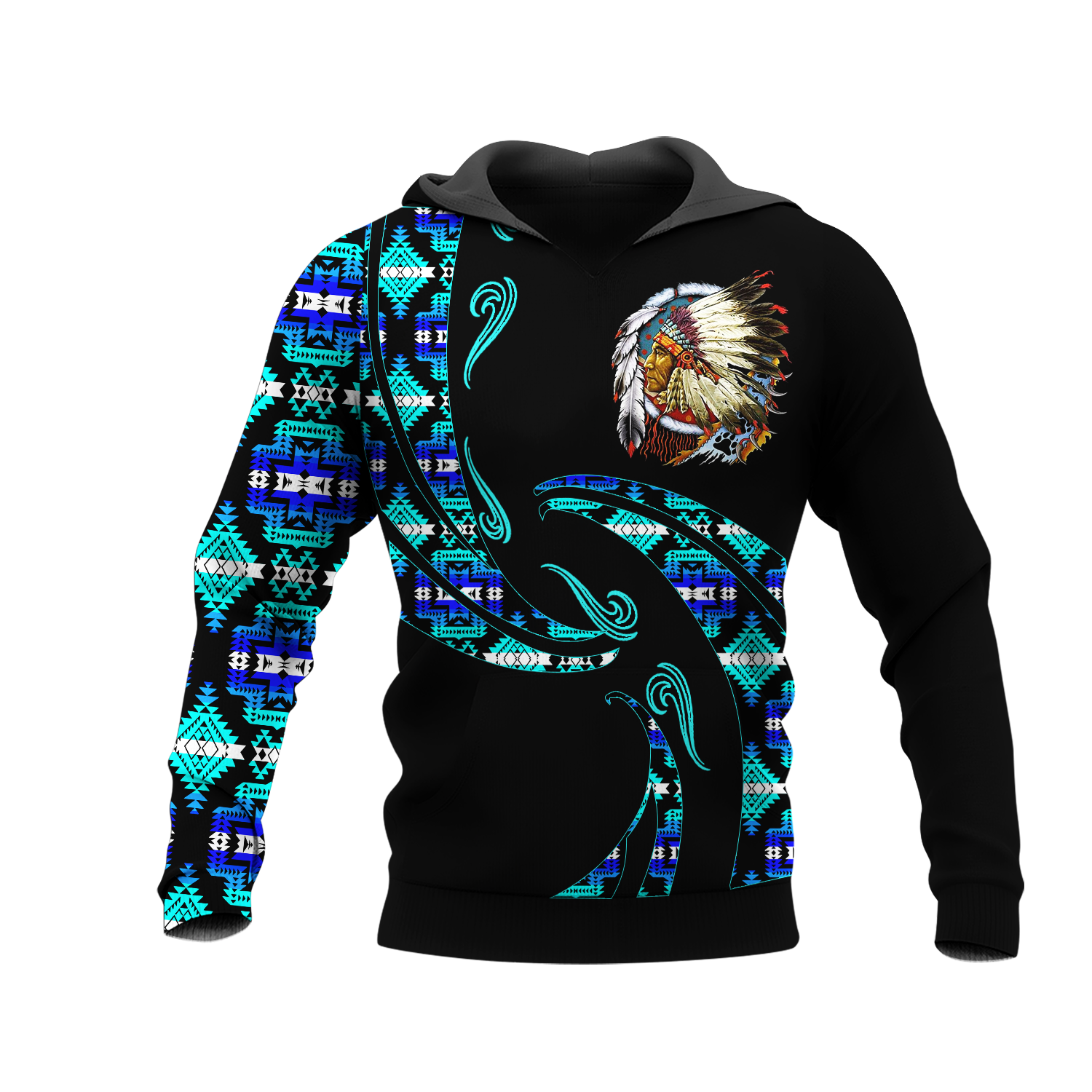 HD0012372 Pattern Native Pride 3D Hoodie