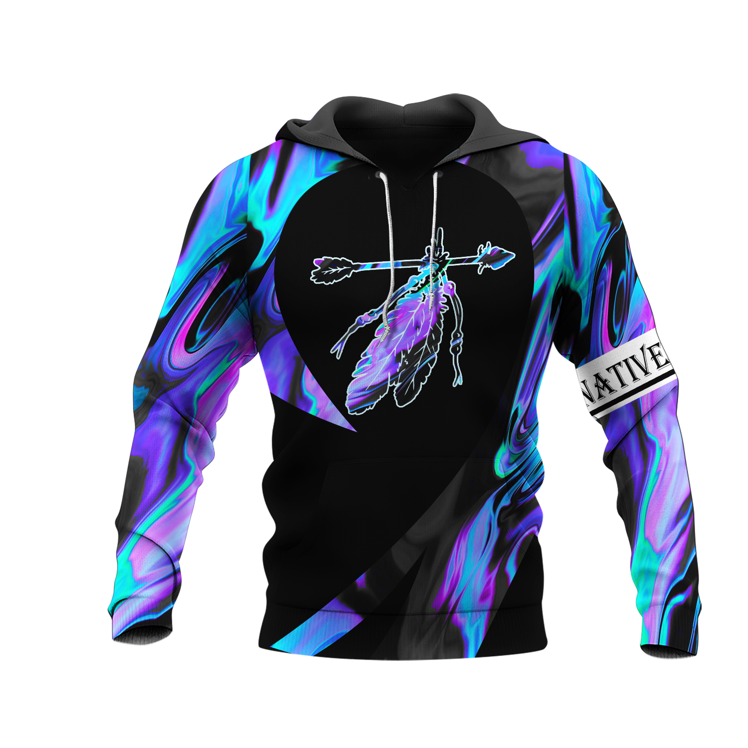 HD0012821 Pattern  Native American Pride 3D Hoodie