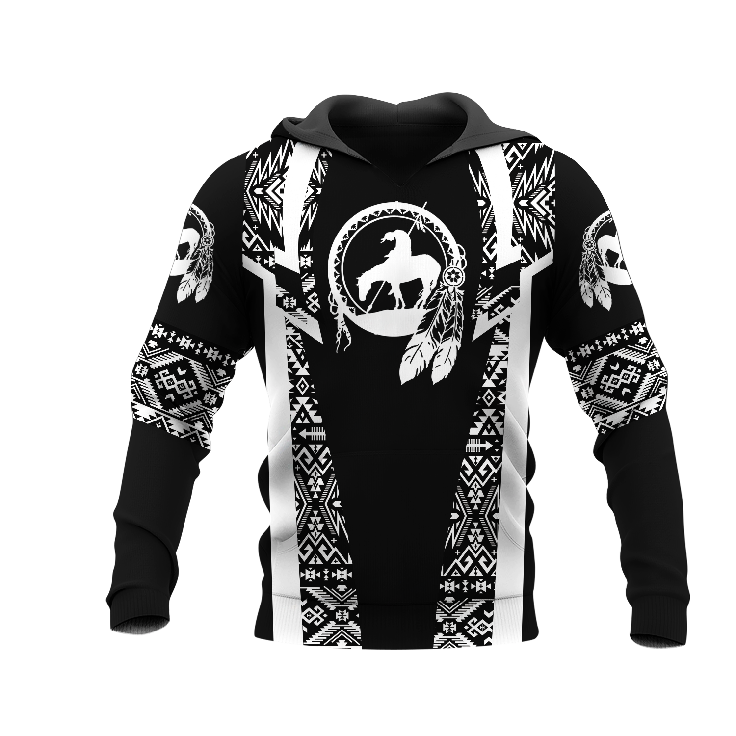 HD000402 Pattern Native Pride 3D Hoodie