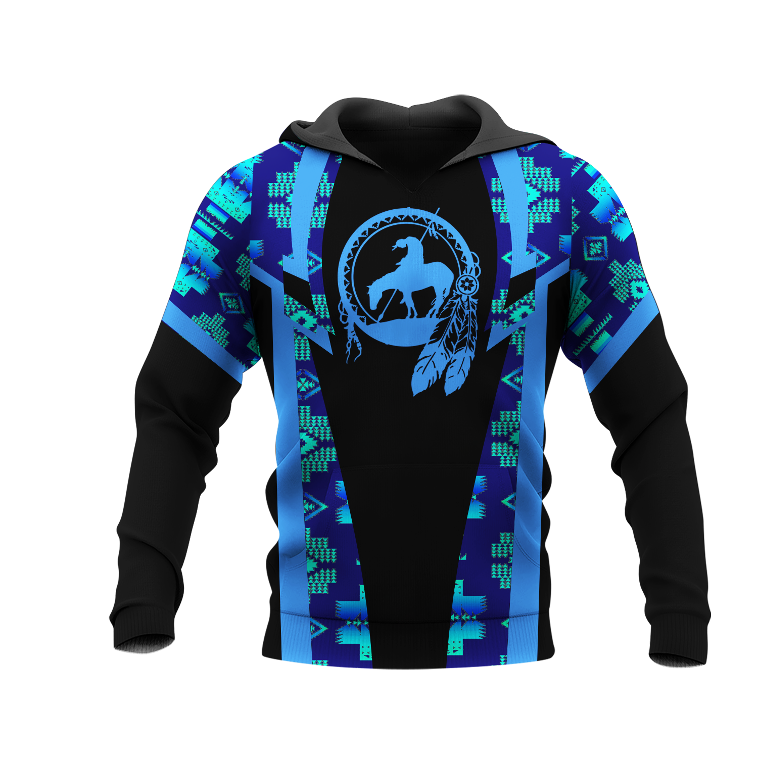 HD000411 Pattern Native Pride 3D Hoodie