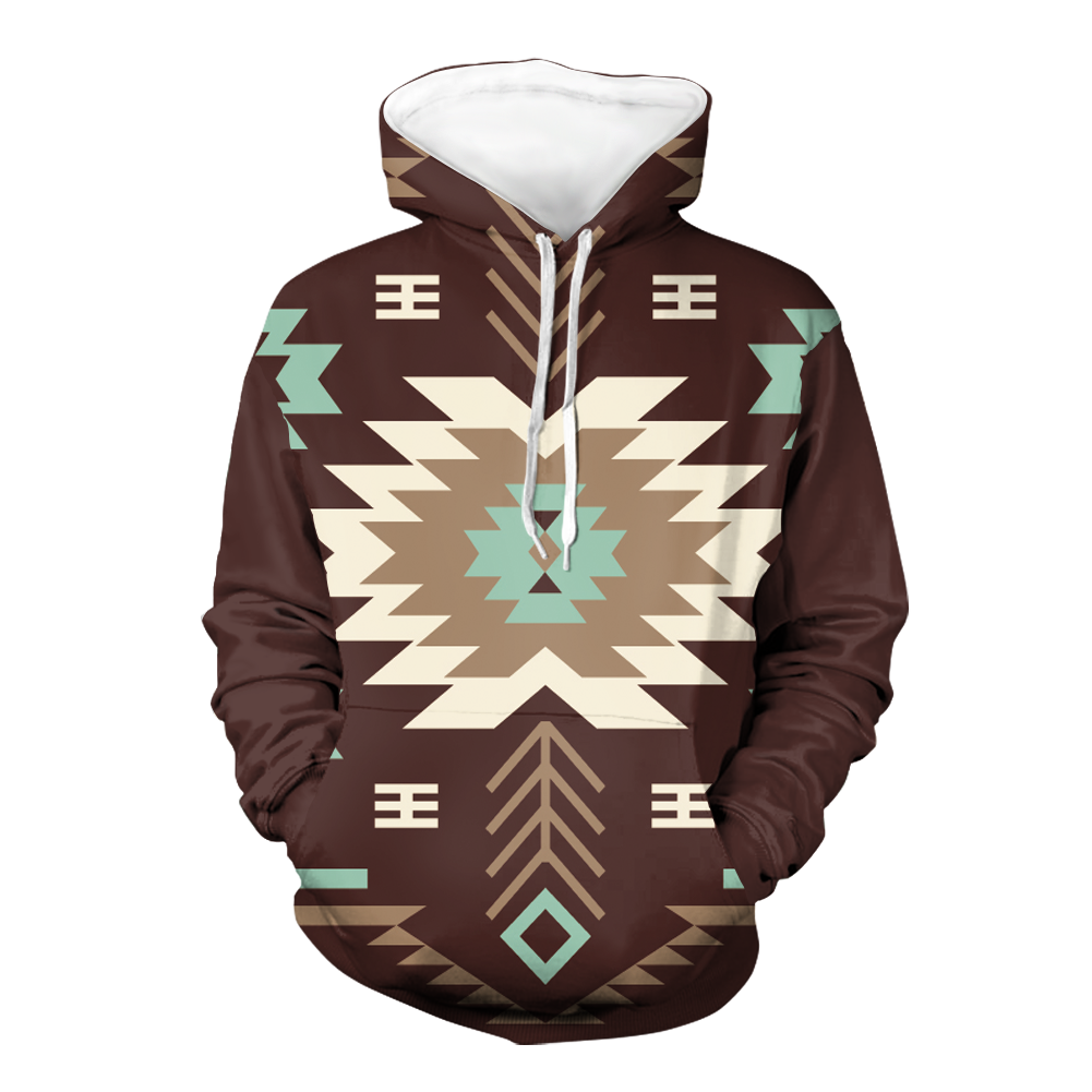 GB-NAT00737 Native American Pride  3D Hoodie