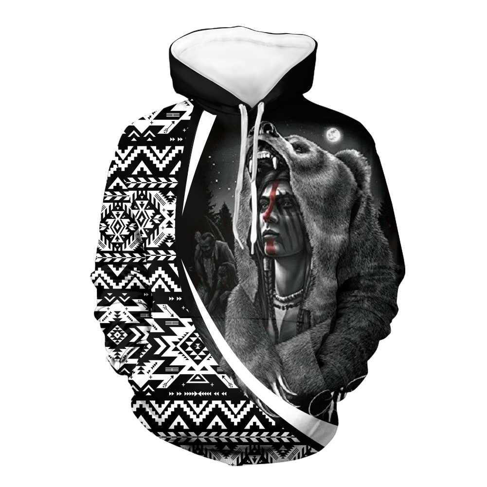 HD000417 Pattern Native Pride 3D Hoodie