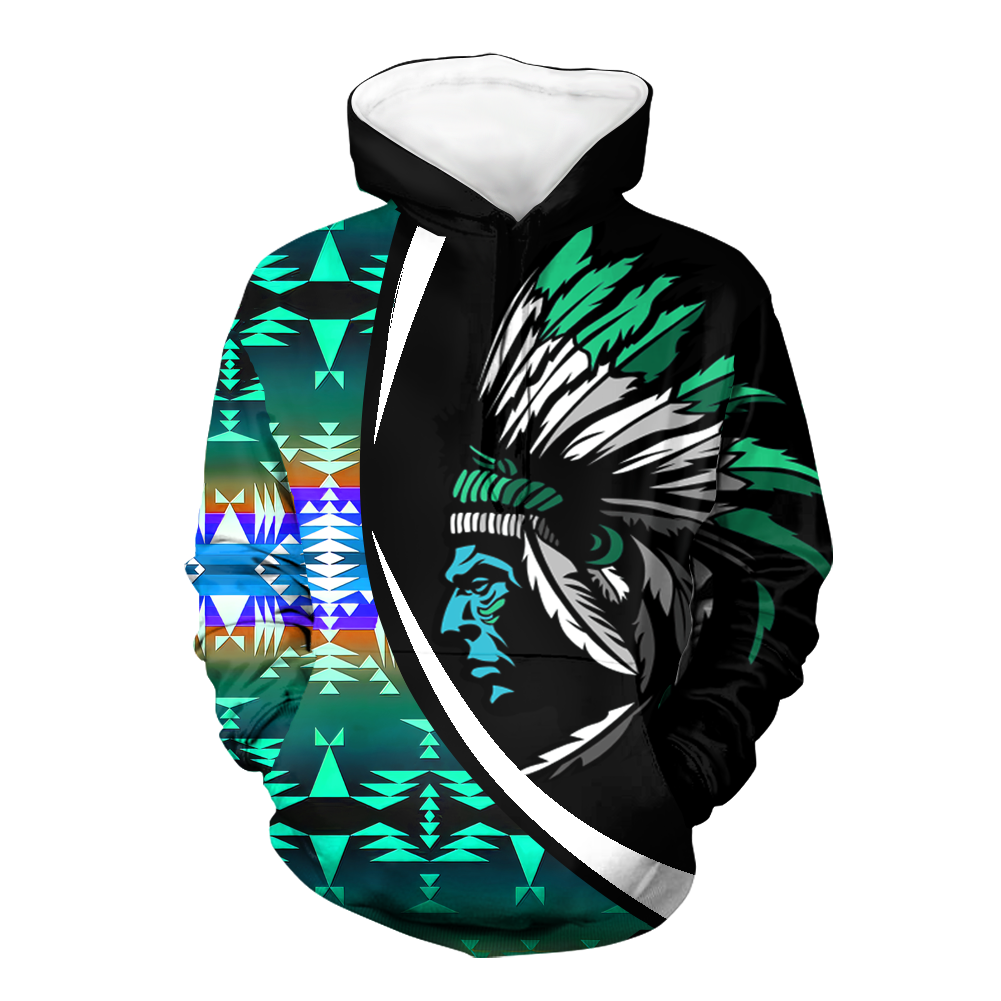 HD000431 Pattern Native Pride 3D Hoodie