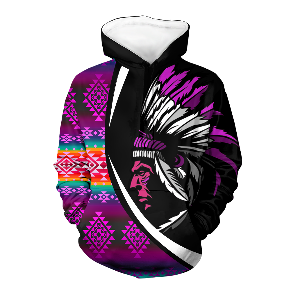 HD000425 Pattern Native Pride 3D Hoodie