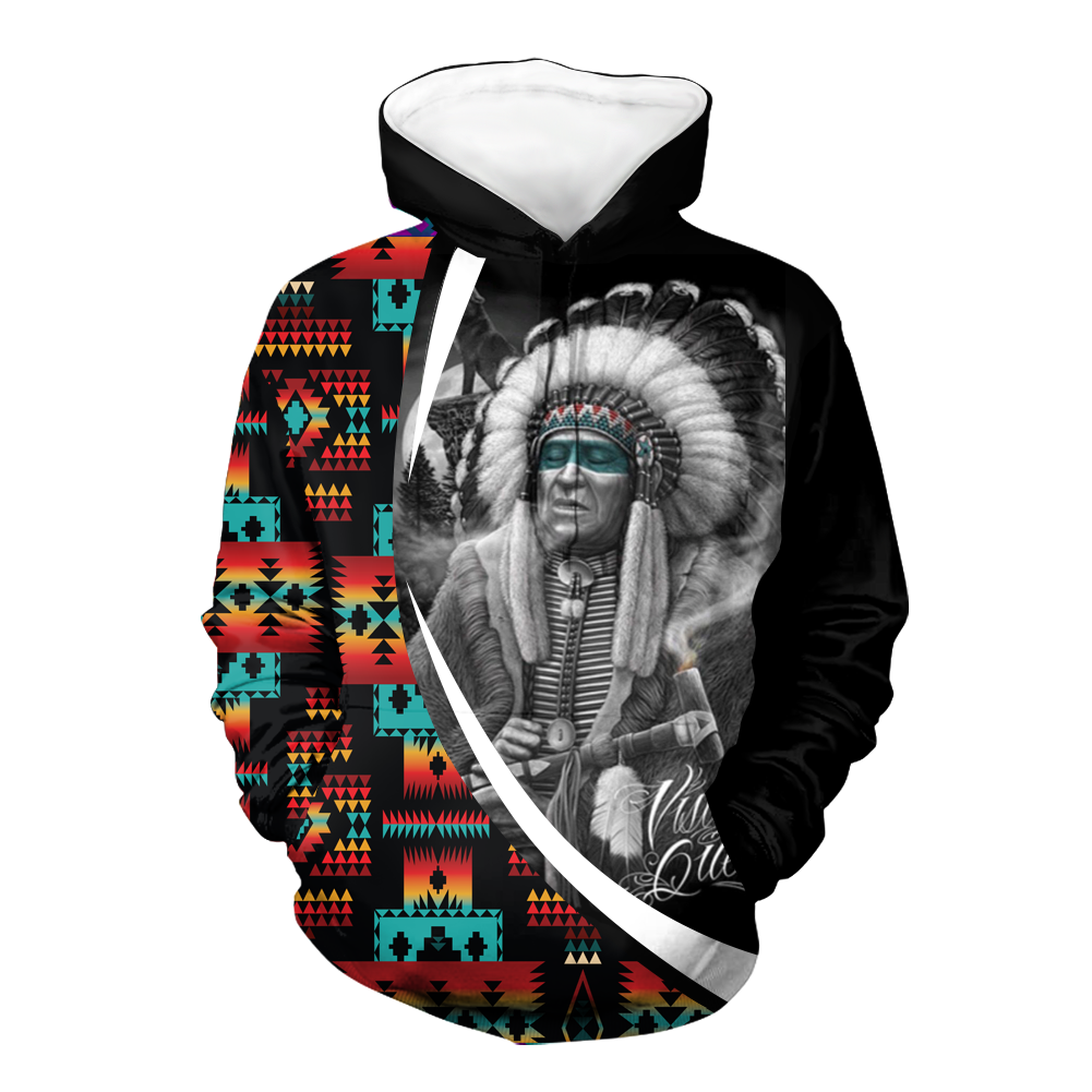 HD000422 Pattern Native Pride 3D Hoodie