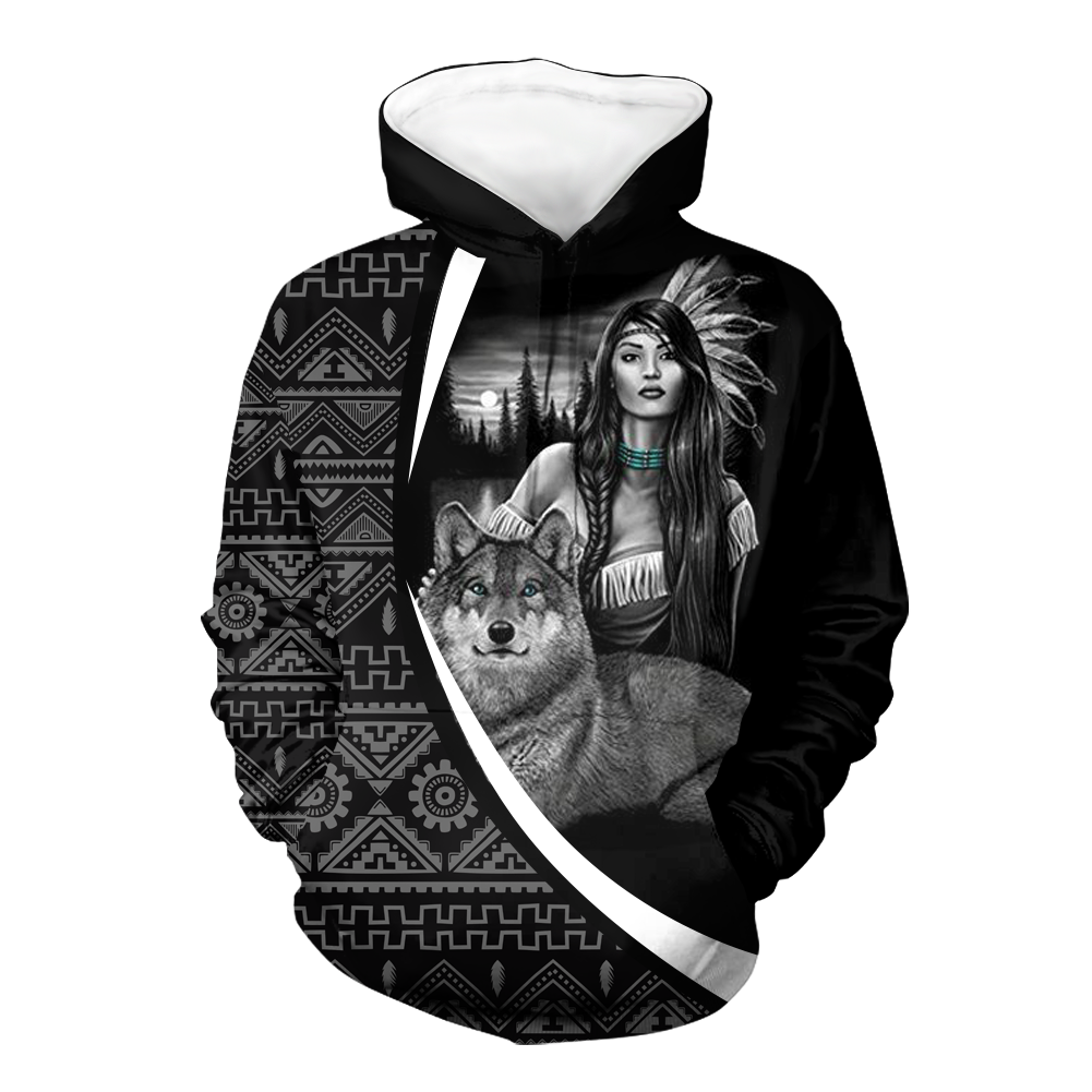 HD000420 Pattern Native Pride 3D Hoodie