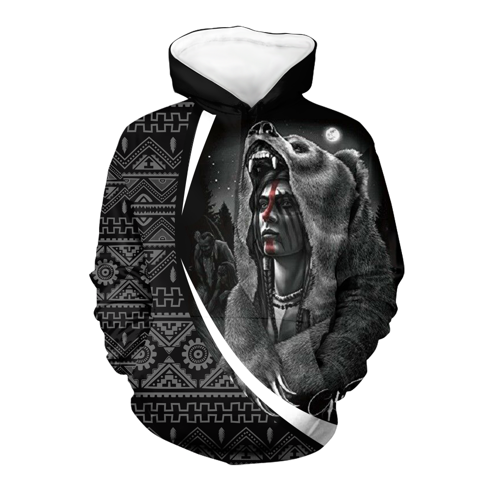 HD000419 Pattern Native Pride 3D Hoodie
