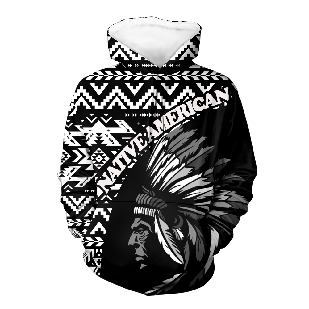 HD000437 Pattern Native Pride 3D Hoodie