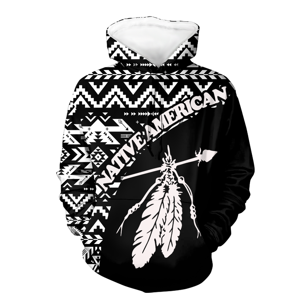 HD000436 Pattern Native Pride 3D Hoodie