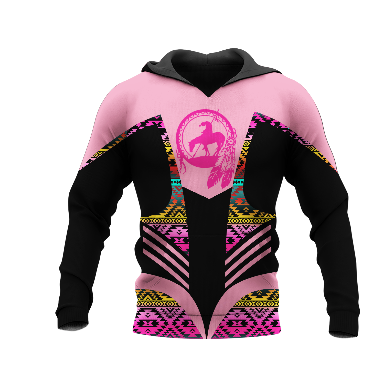 HD001194 Pattern Native Pride 3D Hoodie