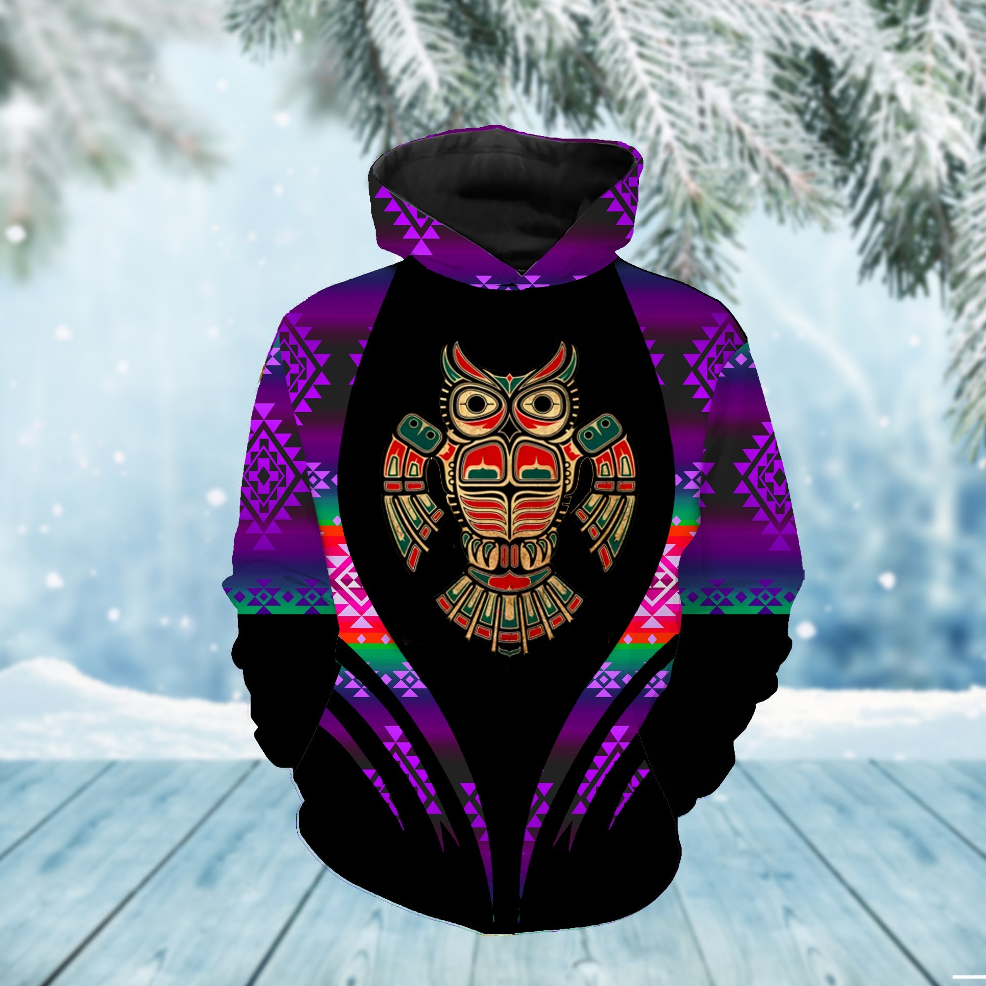HD0011746 Pattern Native Pride 3D Hoodie
