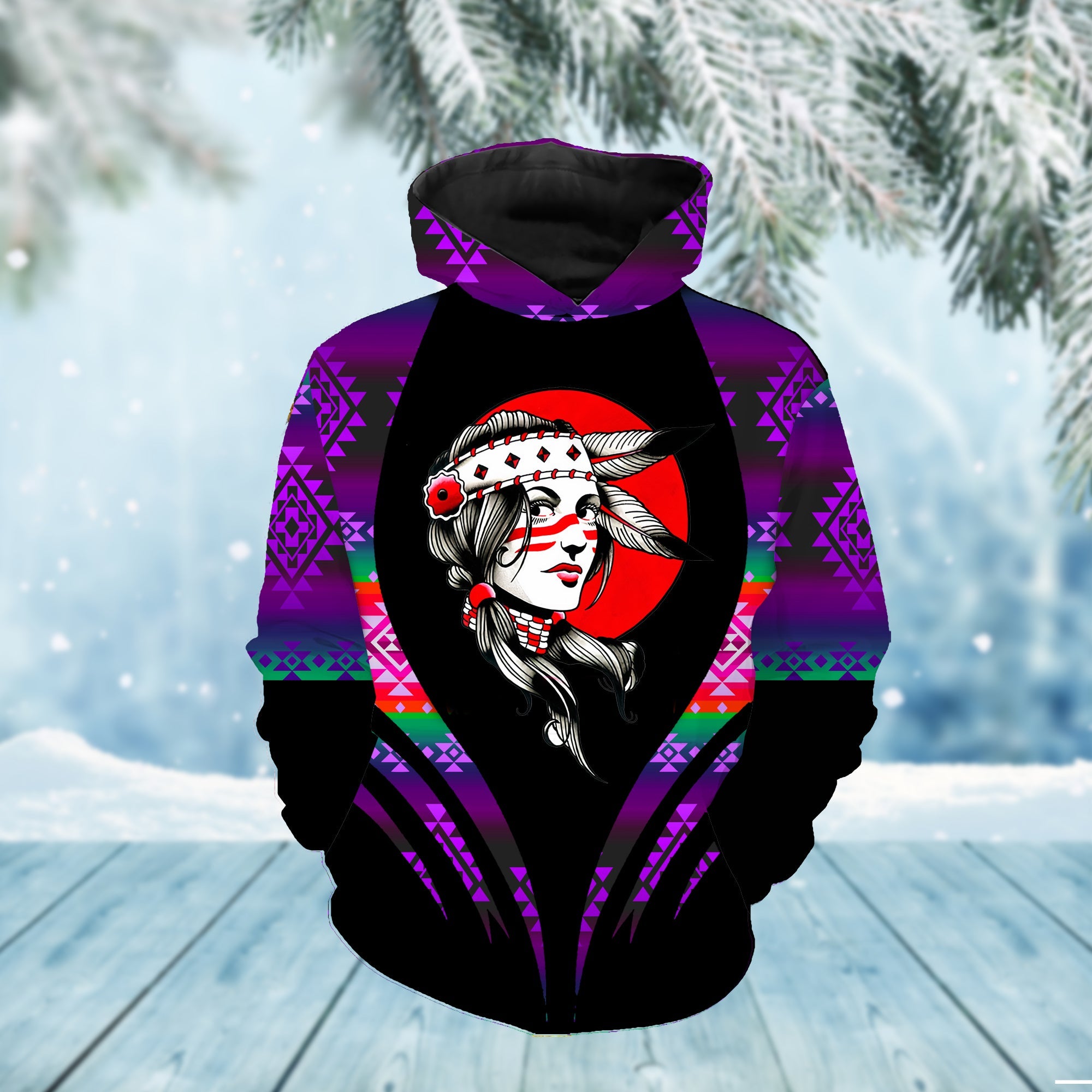 HD0011747 Pattern Native Pride 3D Hoodie