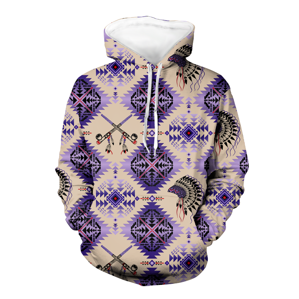 GB-NAT00744 Native American Pride  3D Hoodie