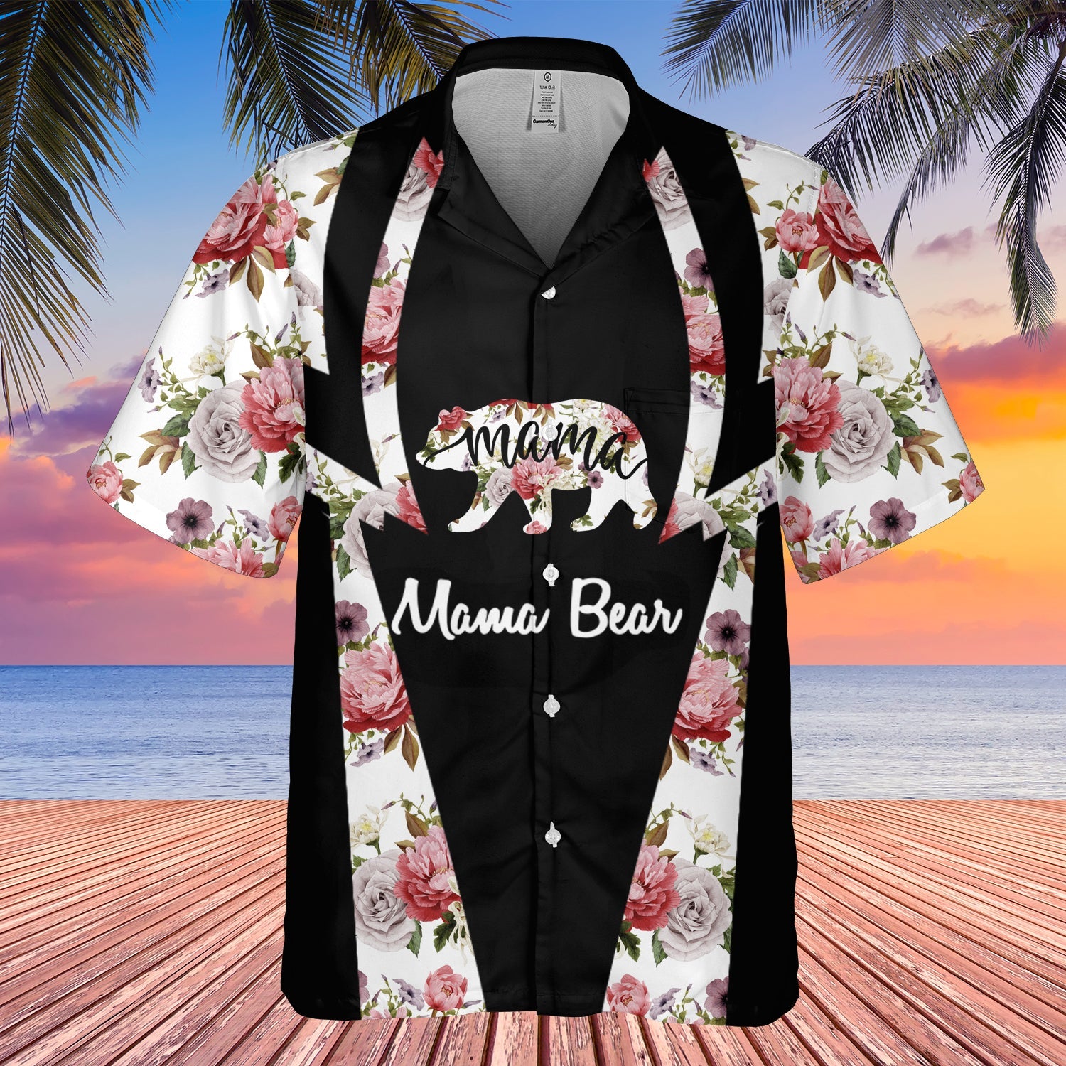 GB-HW000172 Pattern Native Hawaiian Shirt 3D