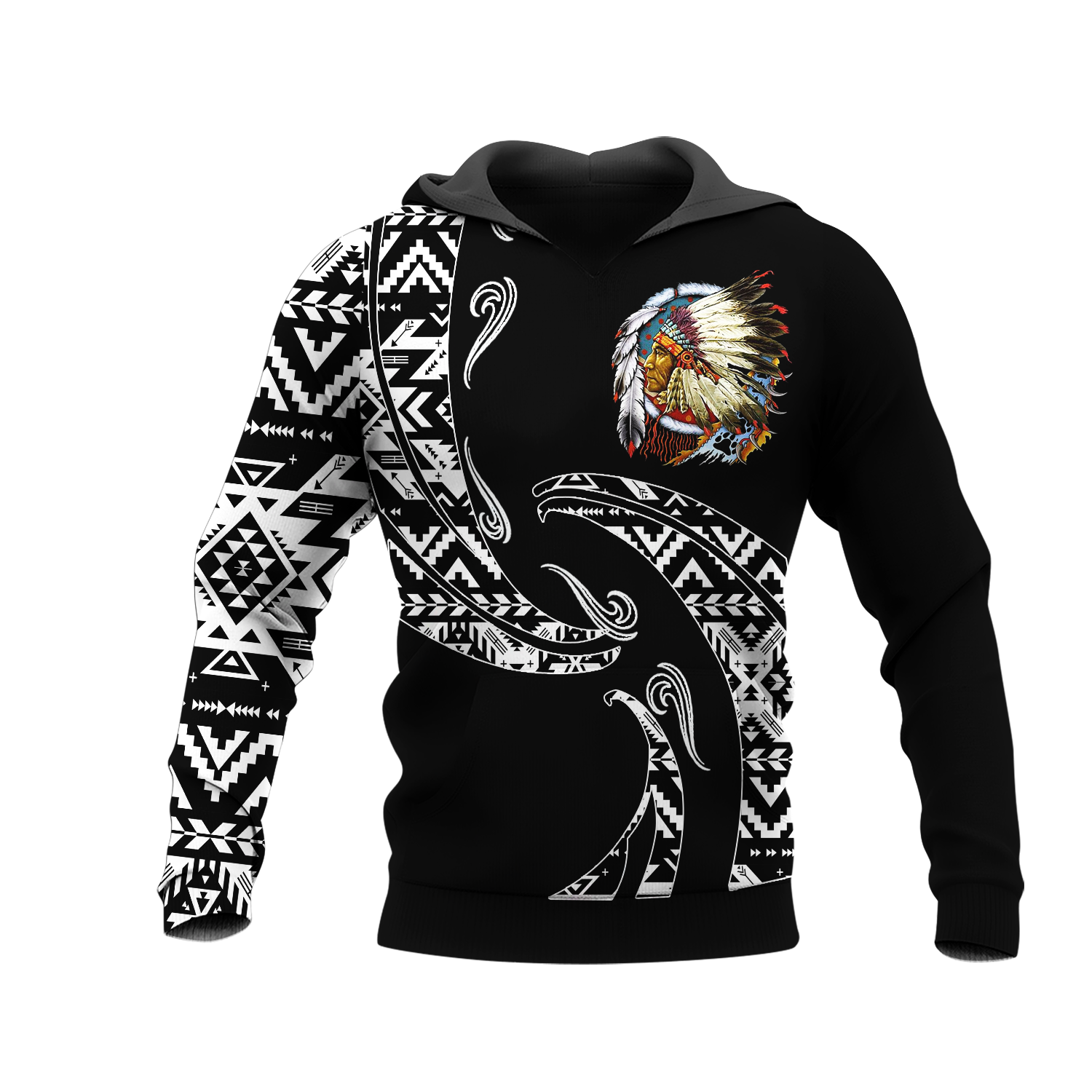 HD0012383 Pattern Native Pride 3D Hoodie