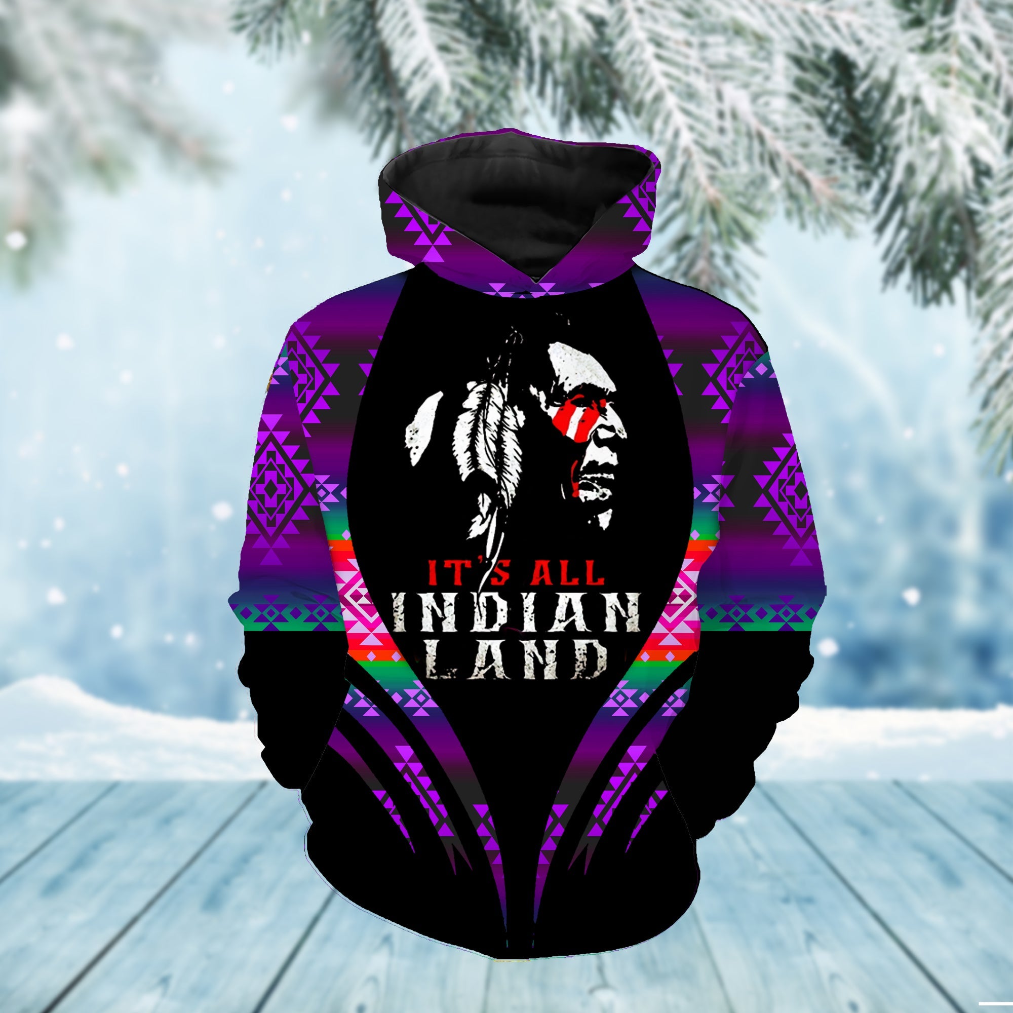 HD0011748 Pattern Native Pride 3D Hoodie