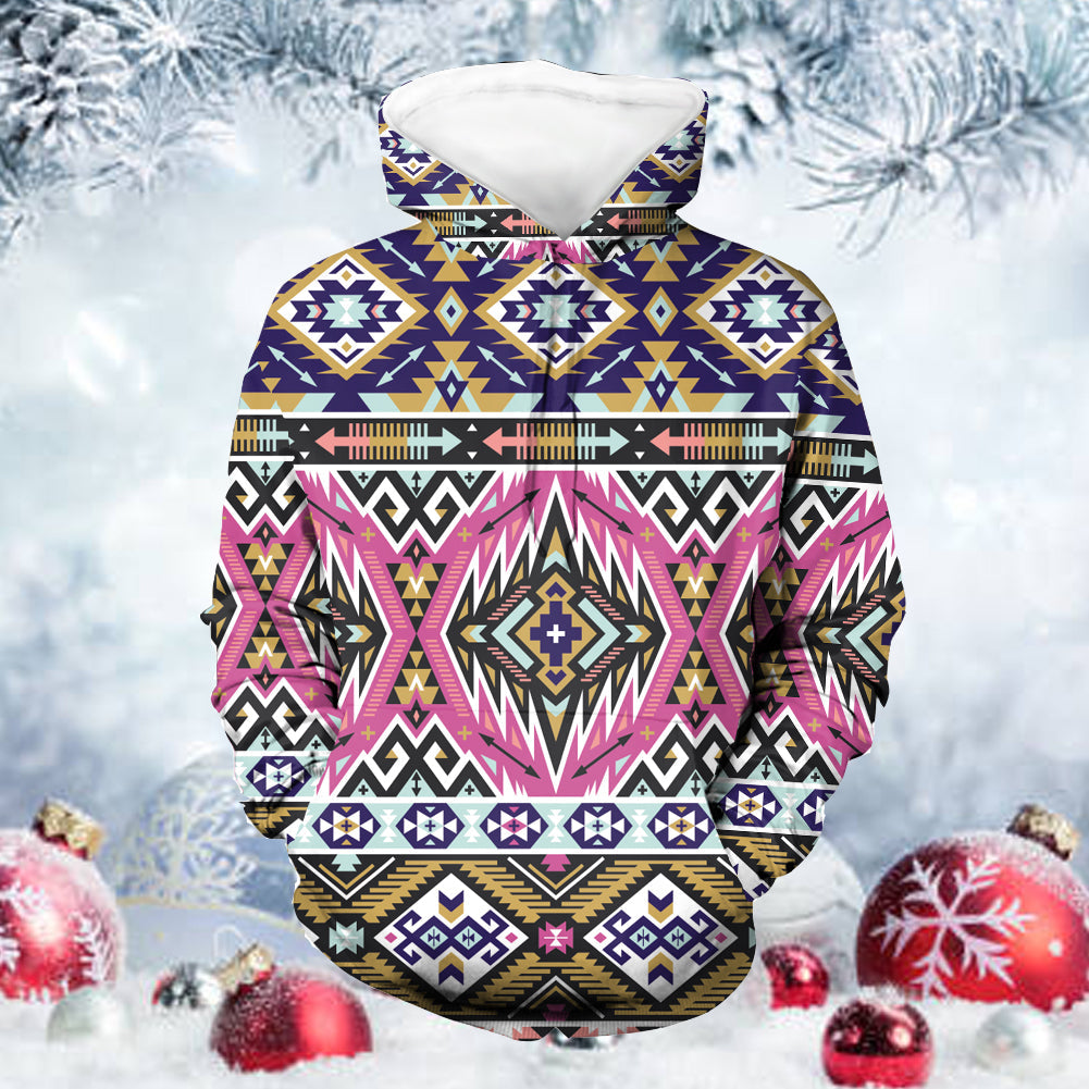 HD00048 Native American Pride  3D Hoodie