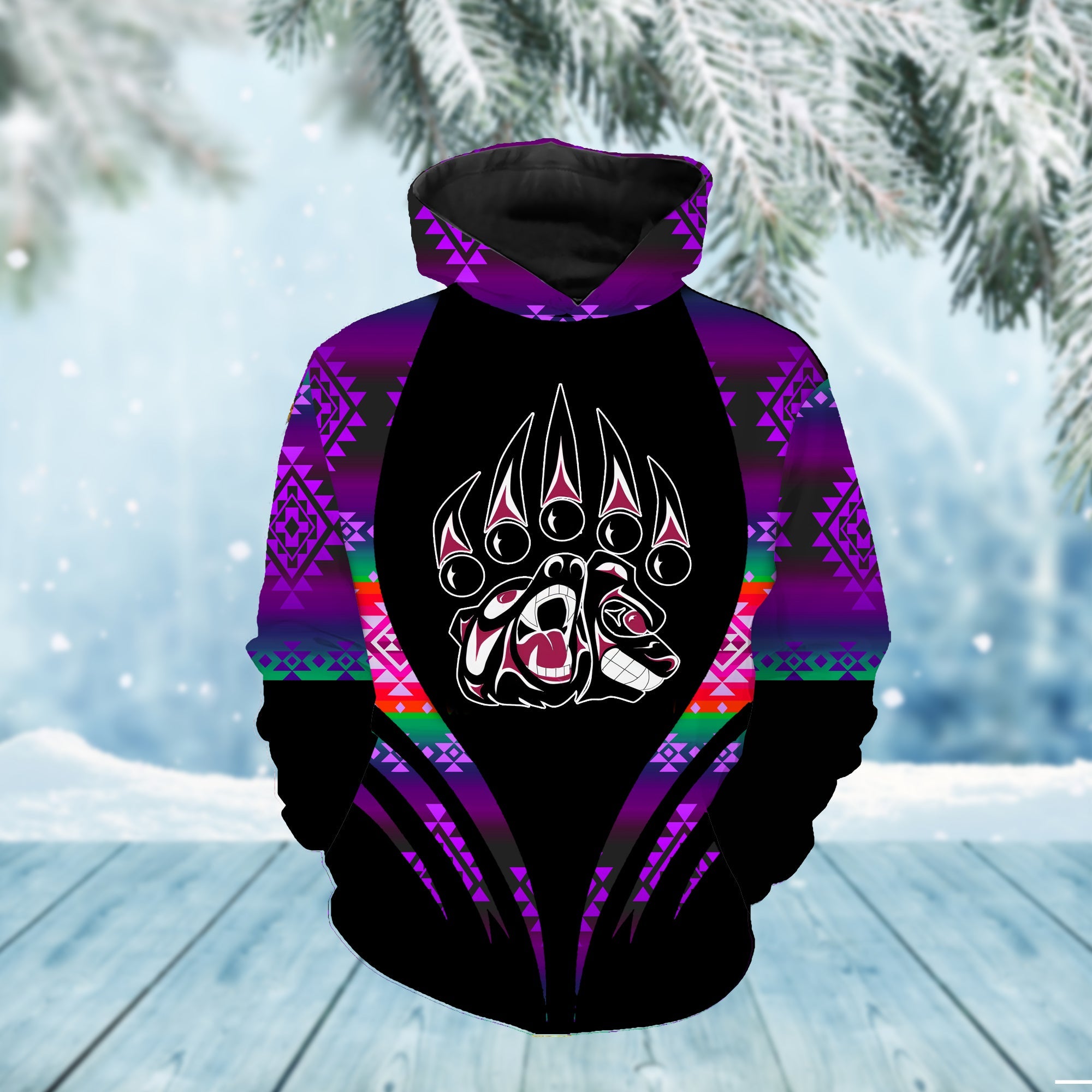 HD0011749 Pattern Native Pride 3D Hoodie