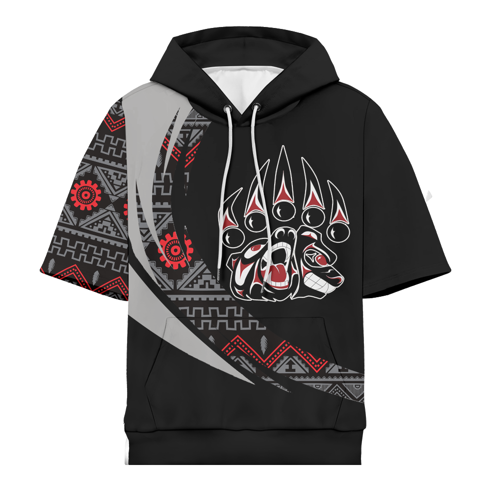 HD0012354 Pattern Native Pride 3D Short  Hoodie