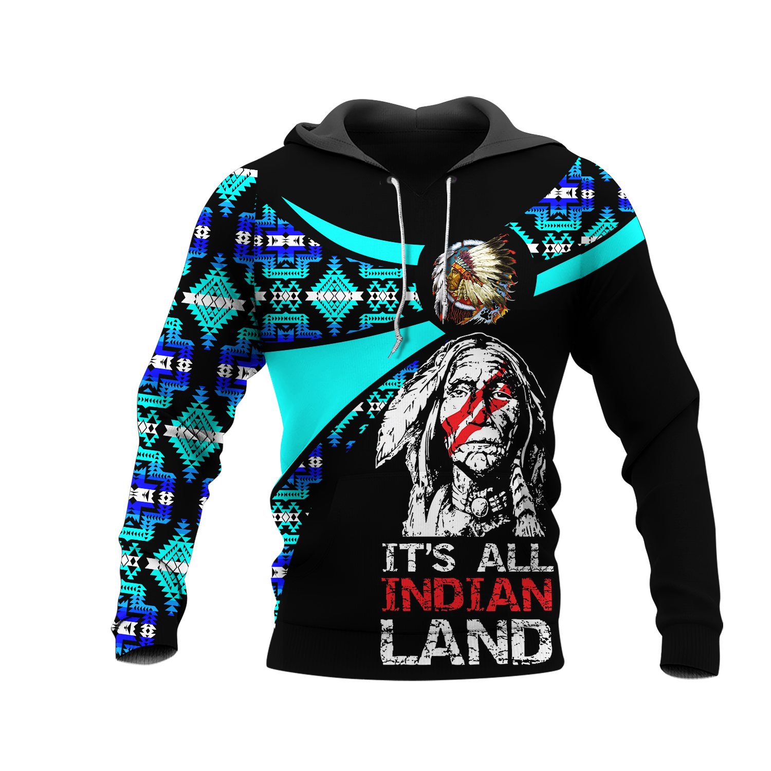 HD000805 Pattern Native Pride 3D Hoodie