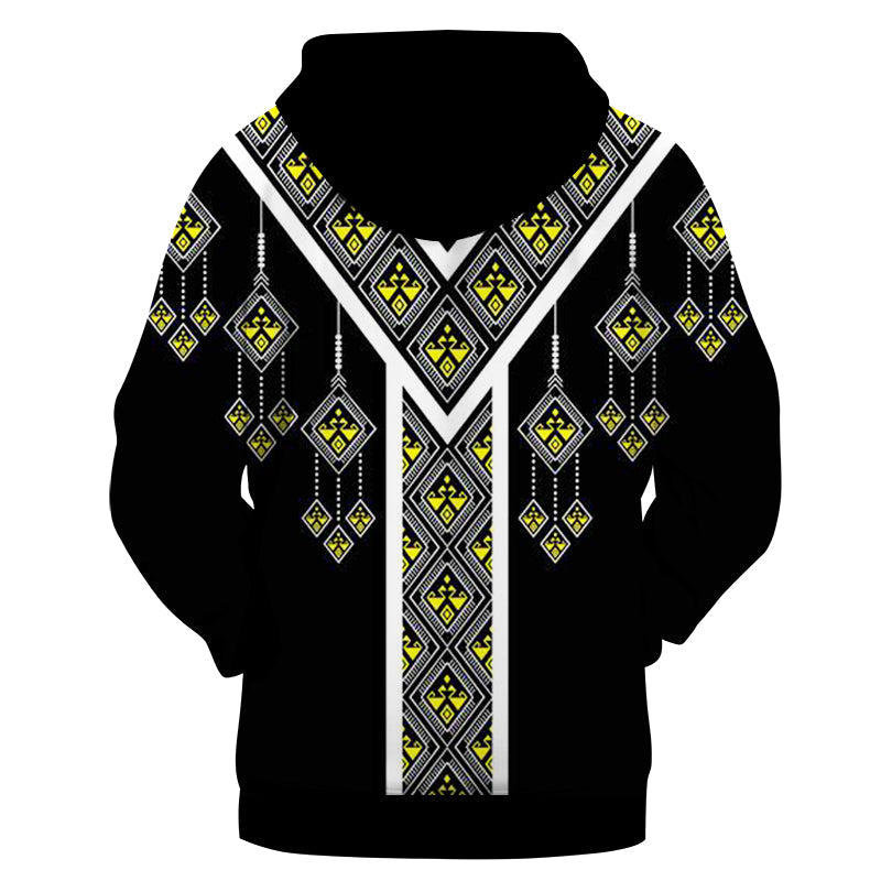 GB-NAT00518 Ethnic Pattern Native 3D Hoodie