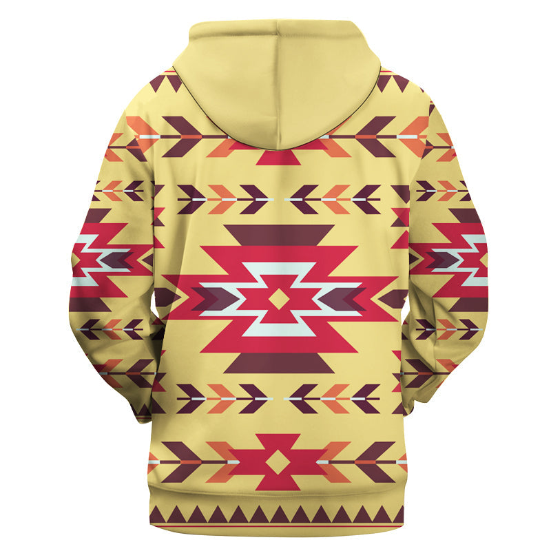 GB-NAT00515 Vector Tribal Native 3D Hoodie