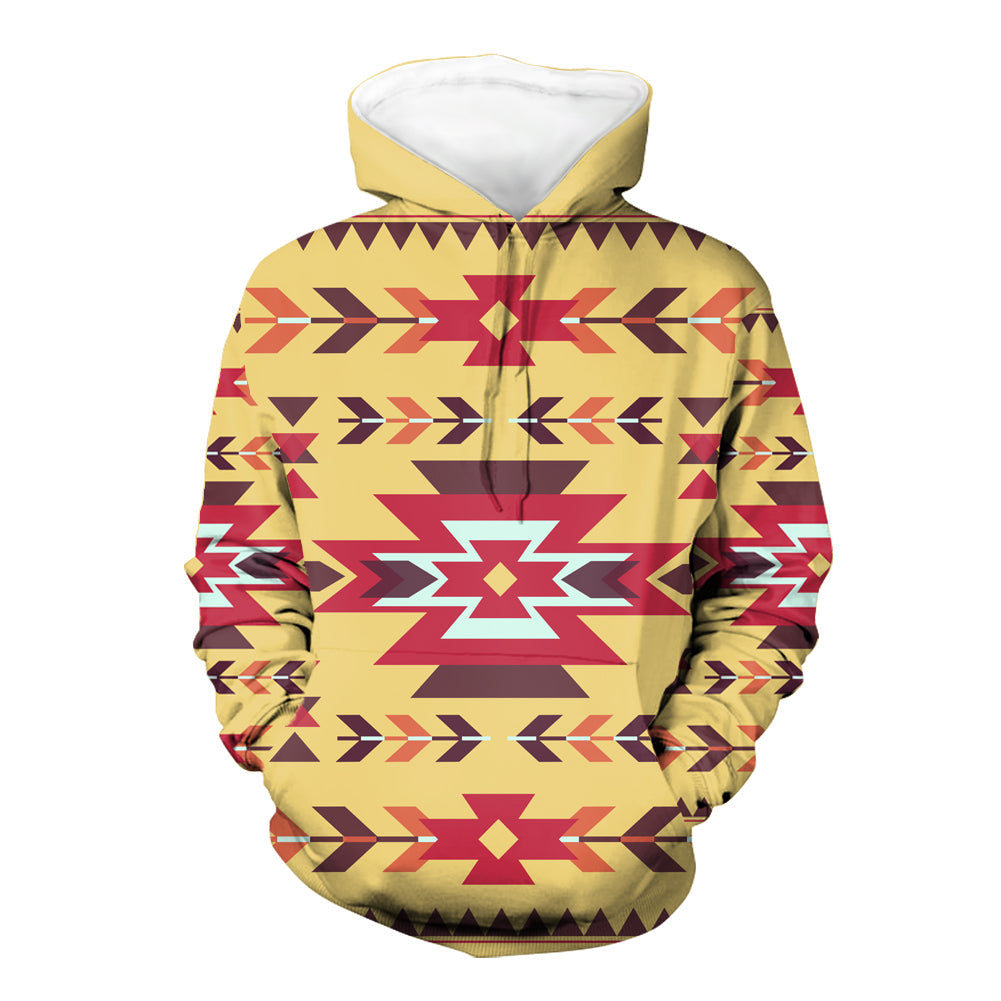 GB-NAT00515 Vector Tribal Native 3D Hoodie