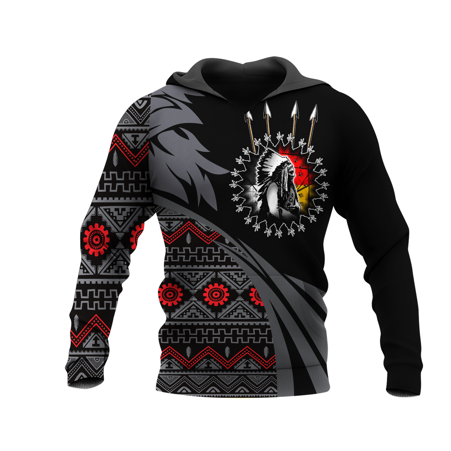 HD0012324 Pattern Native Pride 3D Hoodie