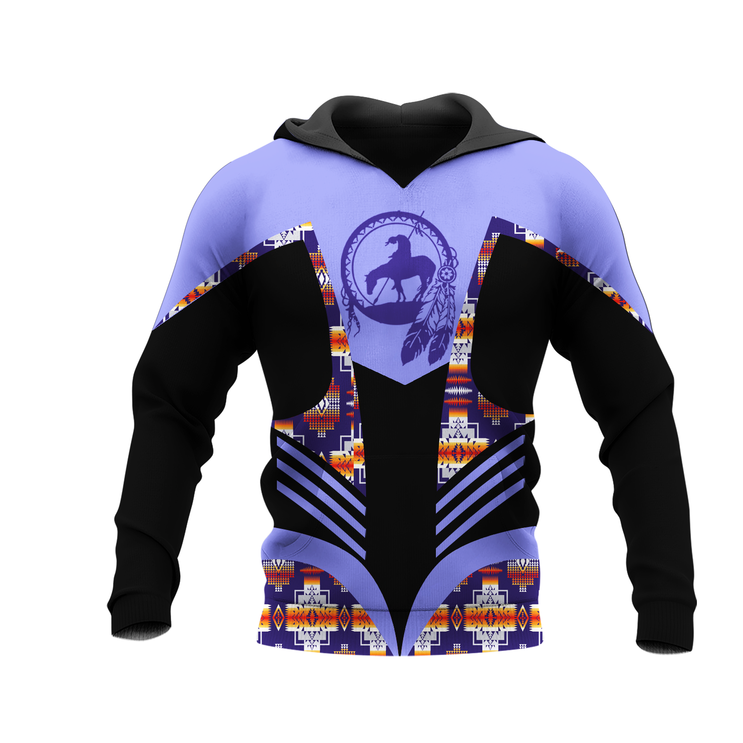 HD001165 Pattern Native Pride 3D Hoodie