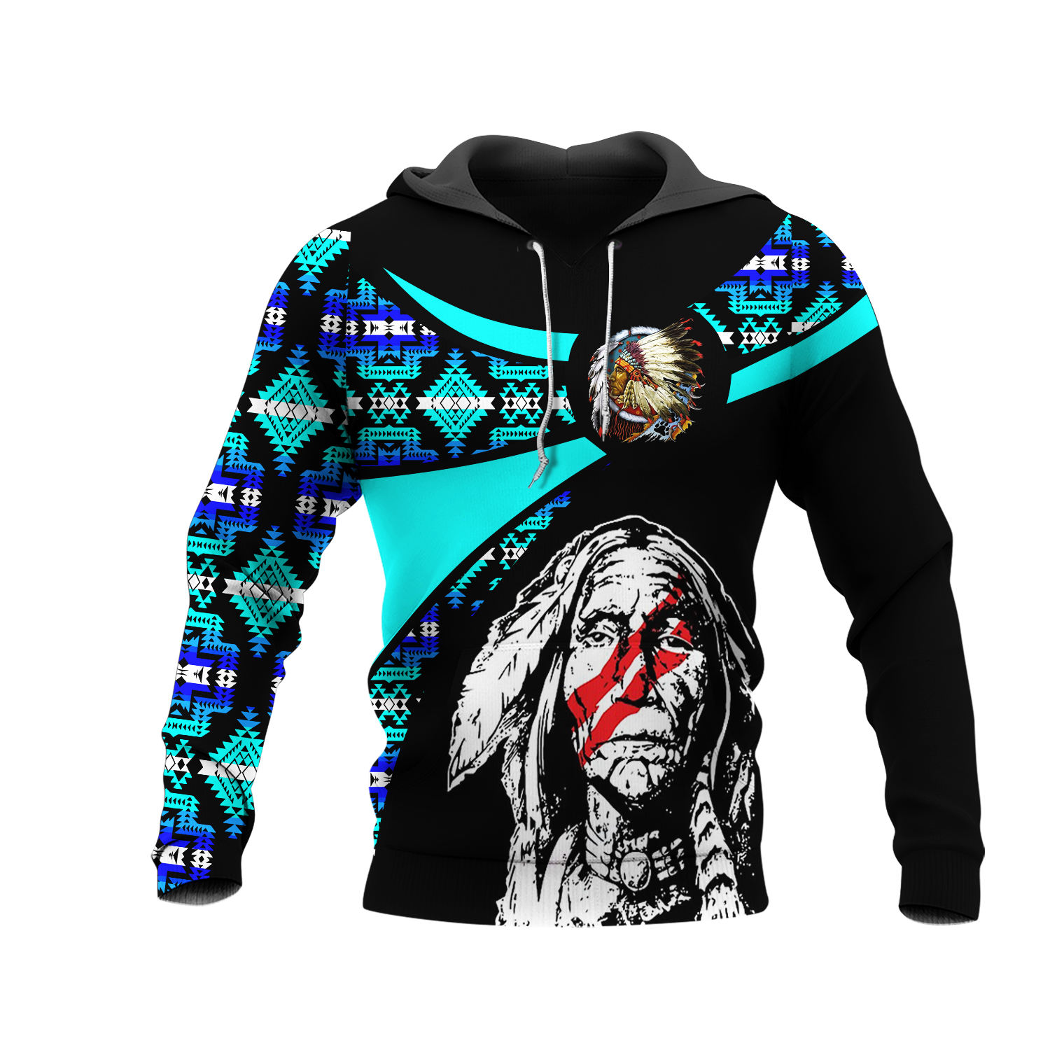 HD000806 Pattern Native Pride 3D Hoodie
