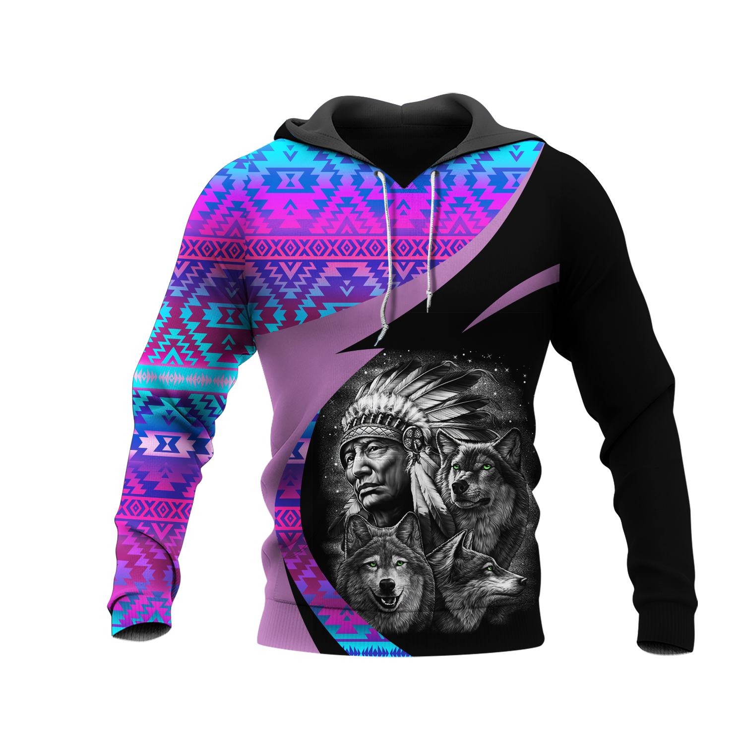 HD0011314 Pattern Native Pride 3D Hoodie