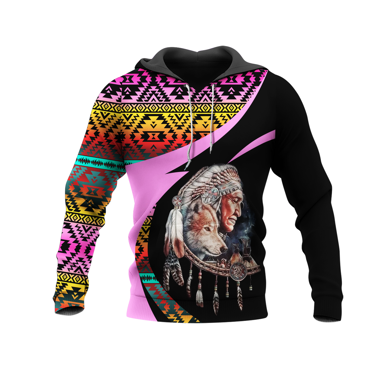 HD0011319  Pattern Native Pride 3D Hoodie