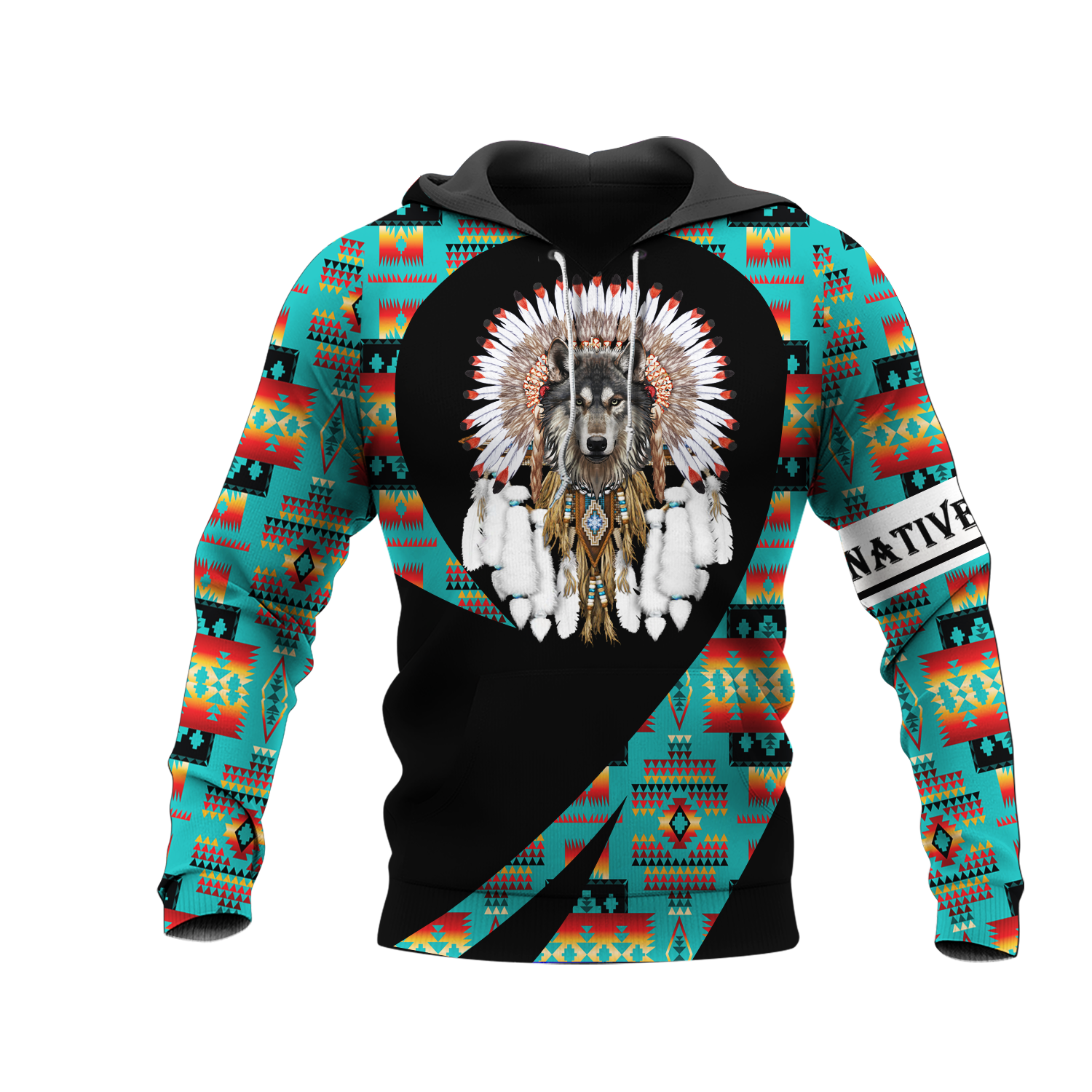 HD000273 Pattern Native Pride 3D Hoodie