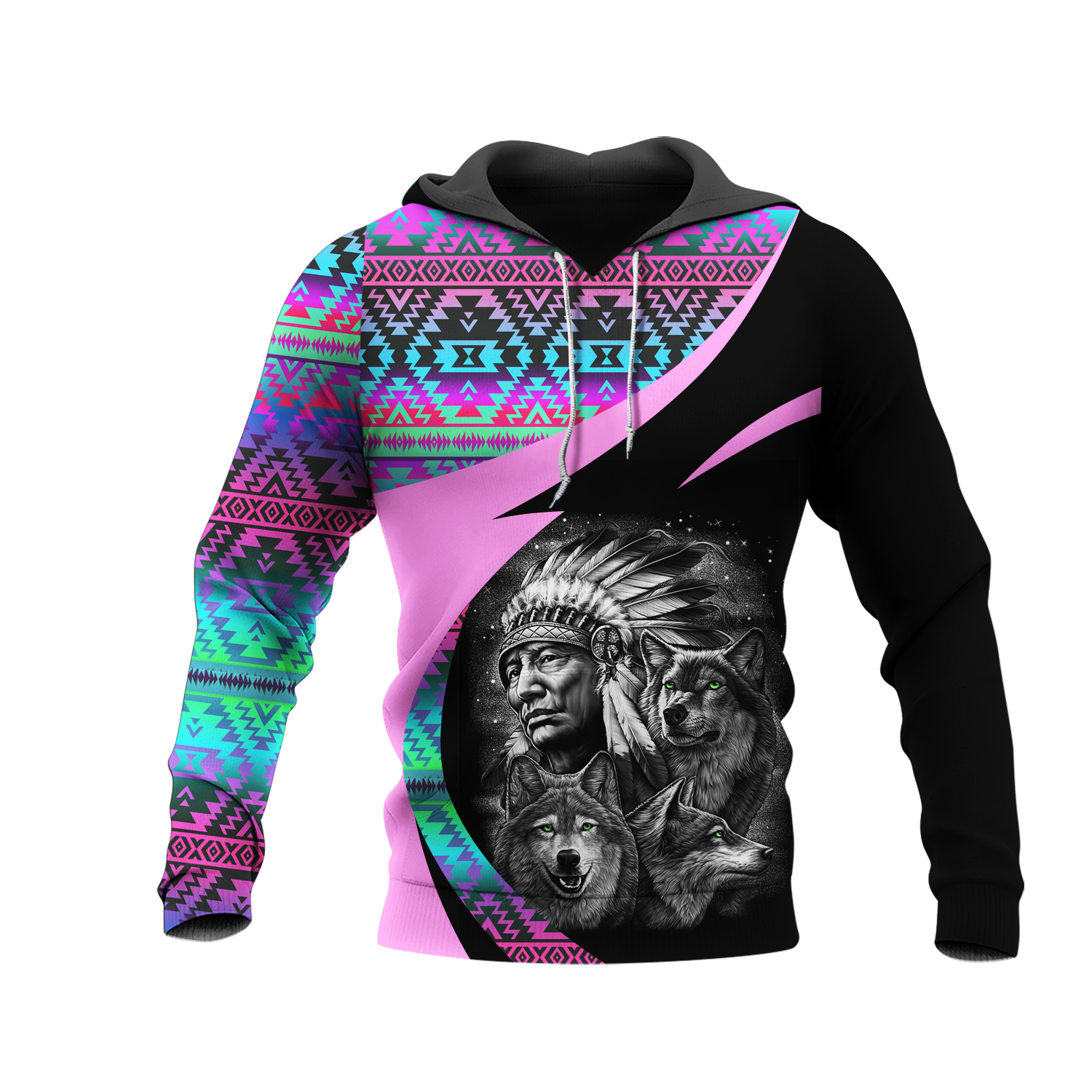 HD0011321  Pattern Native Pride 3D Hoodie