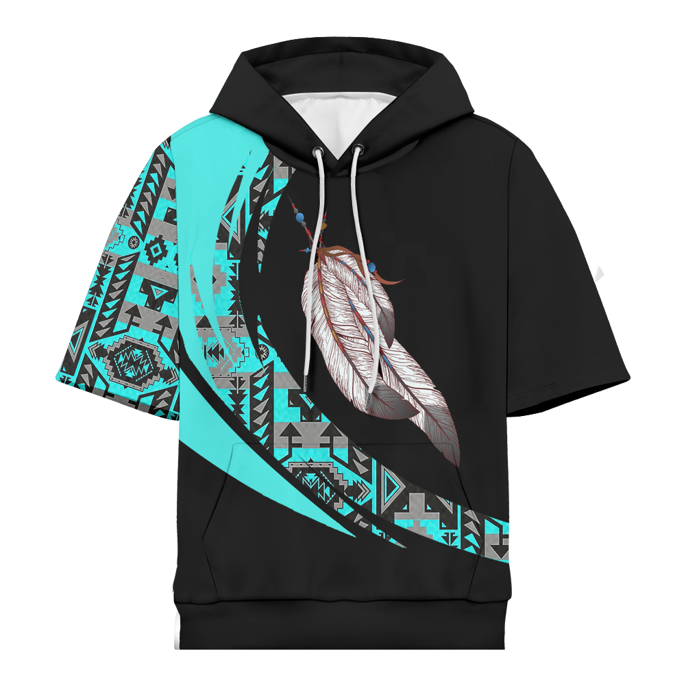 HD0012356 Pattern Native Pride 3D Short  Hoodie