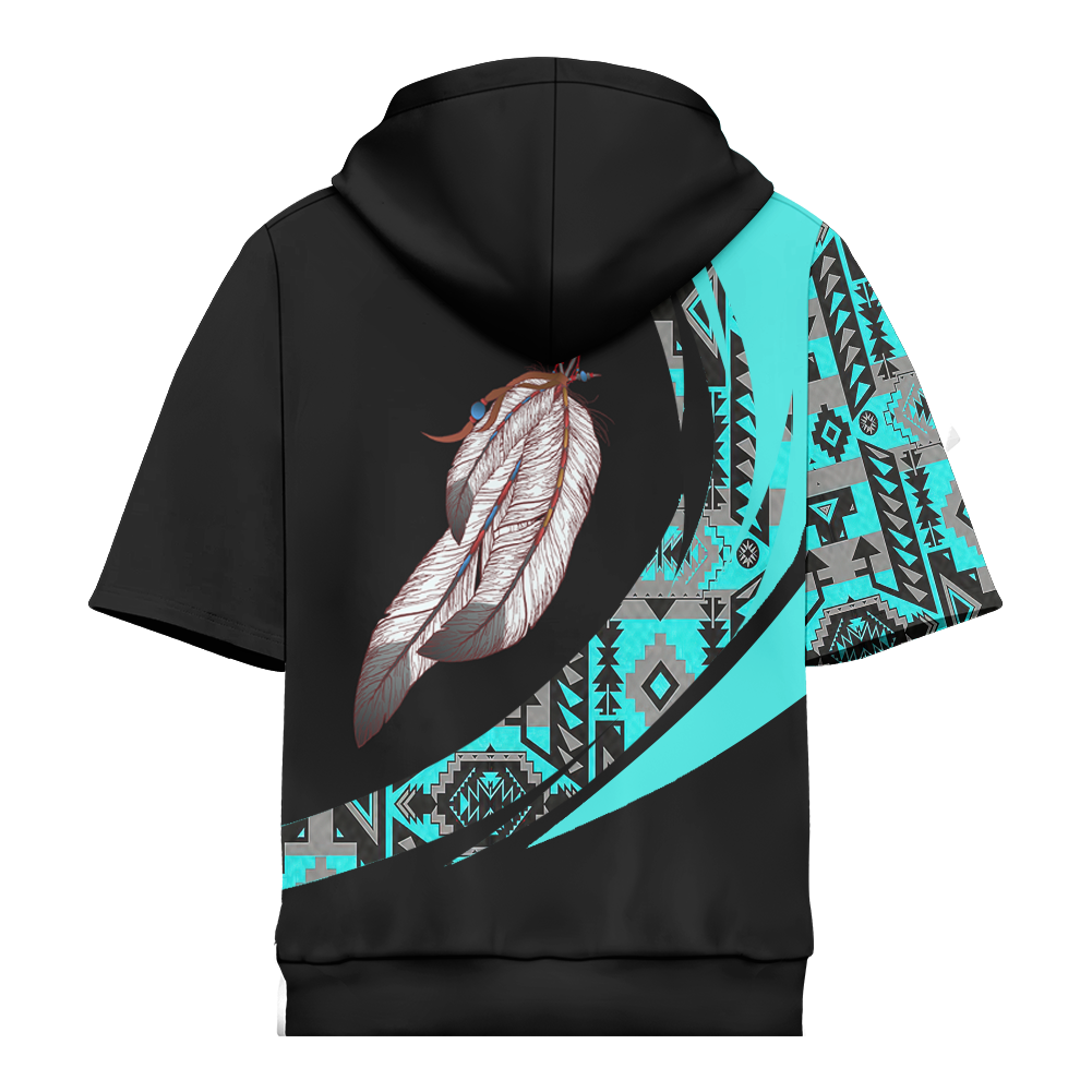 HD0012356 Pattern Native Pride 3D Short  Hoodie