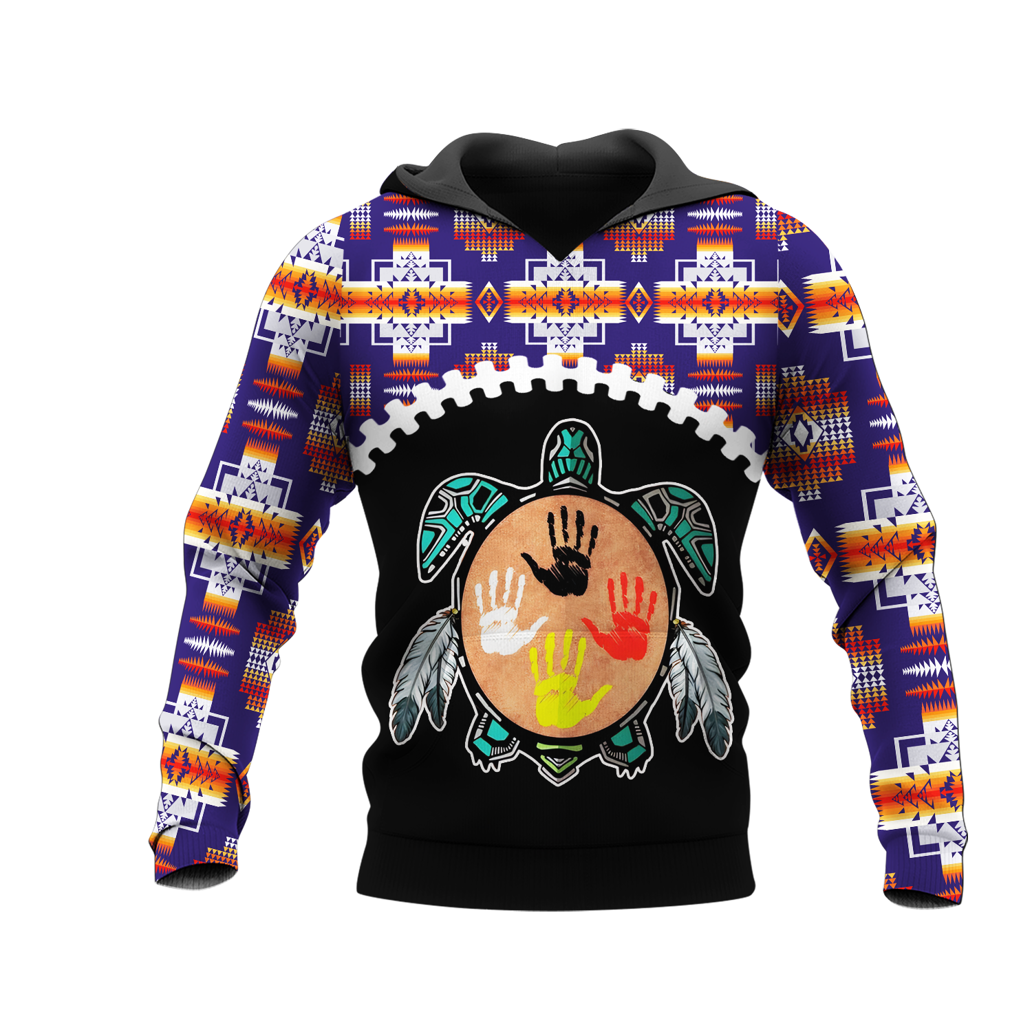 HD0012275 Pattern Native Pride 3D Hoodie