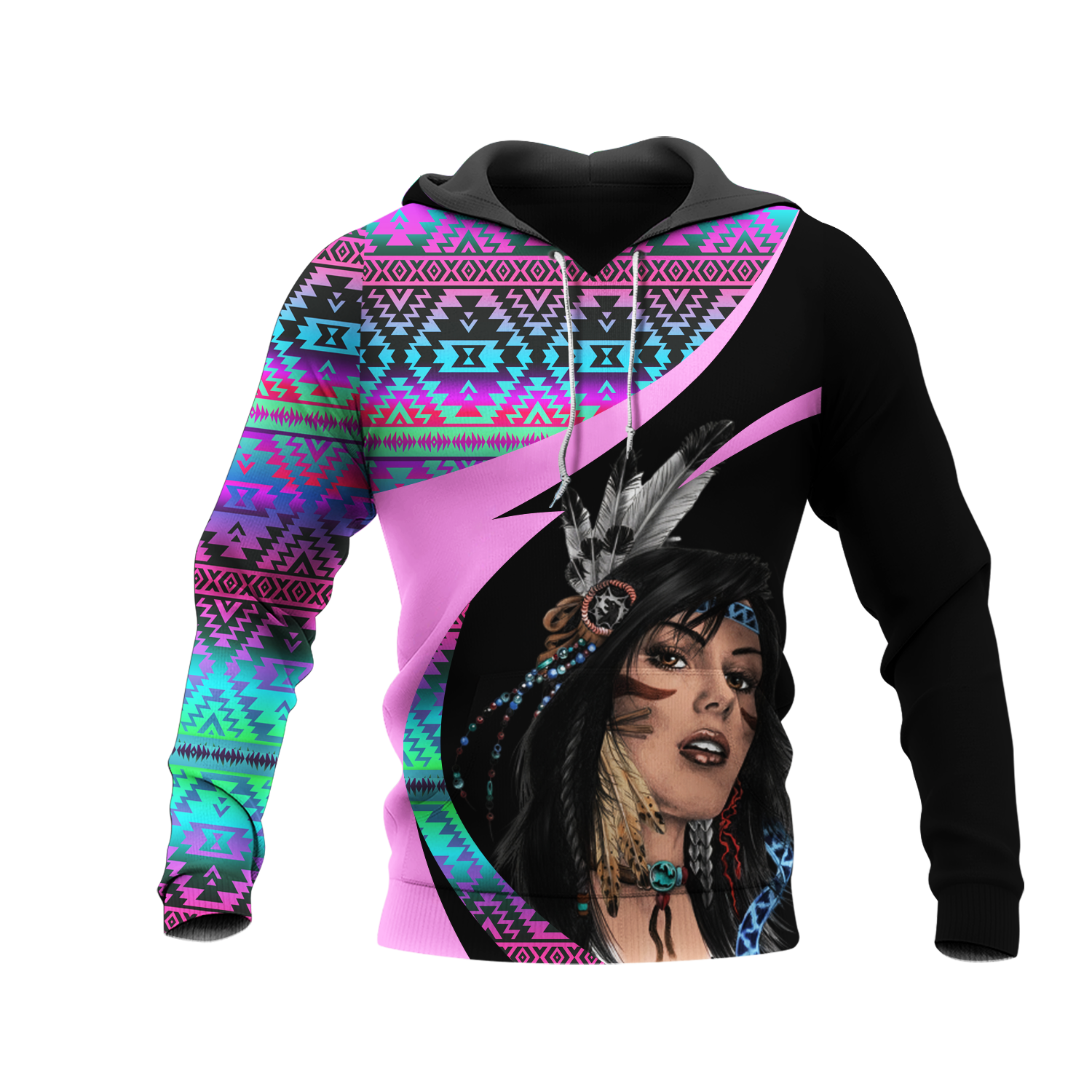 HD0011320  Pattern Native Pride 3D Hoodie