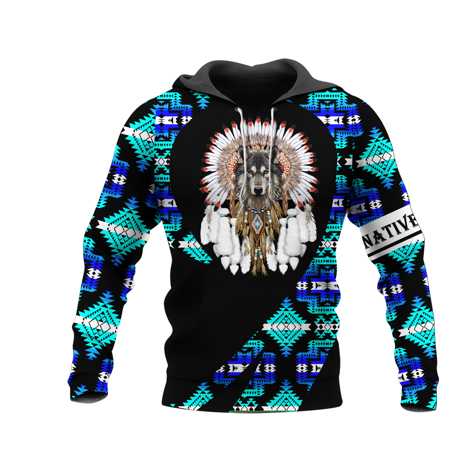 HD000268 Pattern Native Pride 3D Hoodie