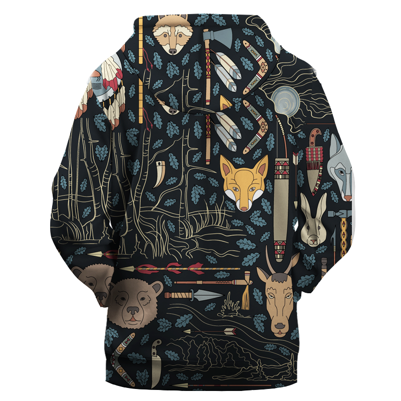 HD000267 Pattern Native Pride 3D Hoodie