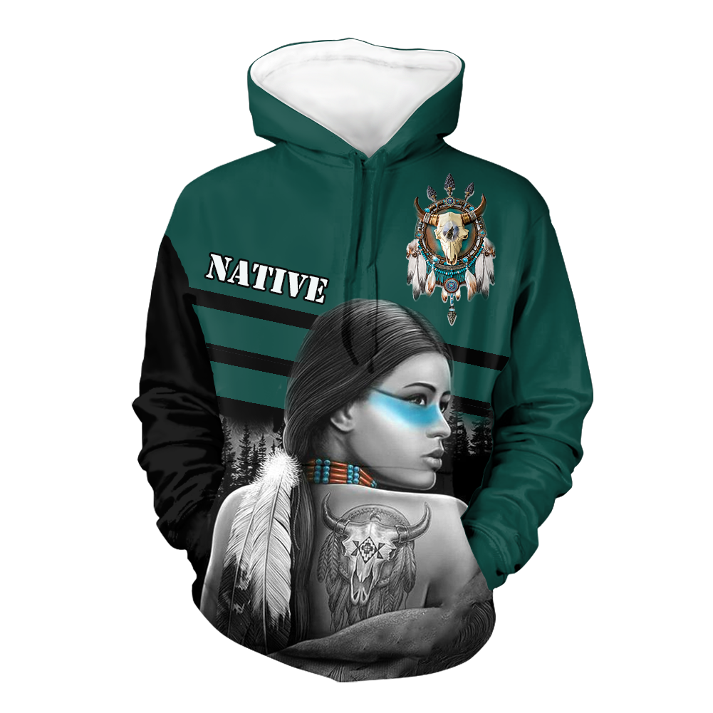 HD0012528Pattern Native Pride 3D Hoodie