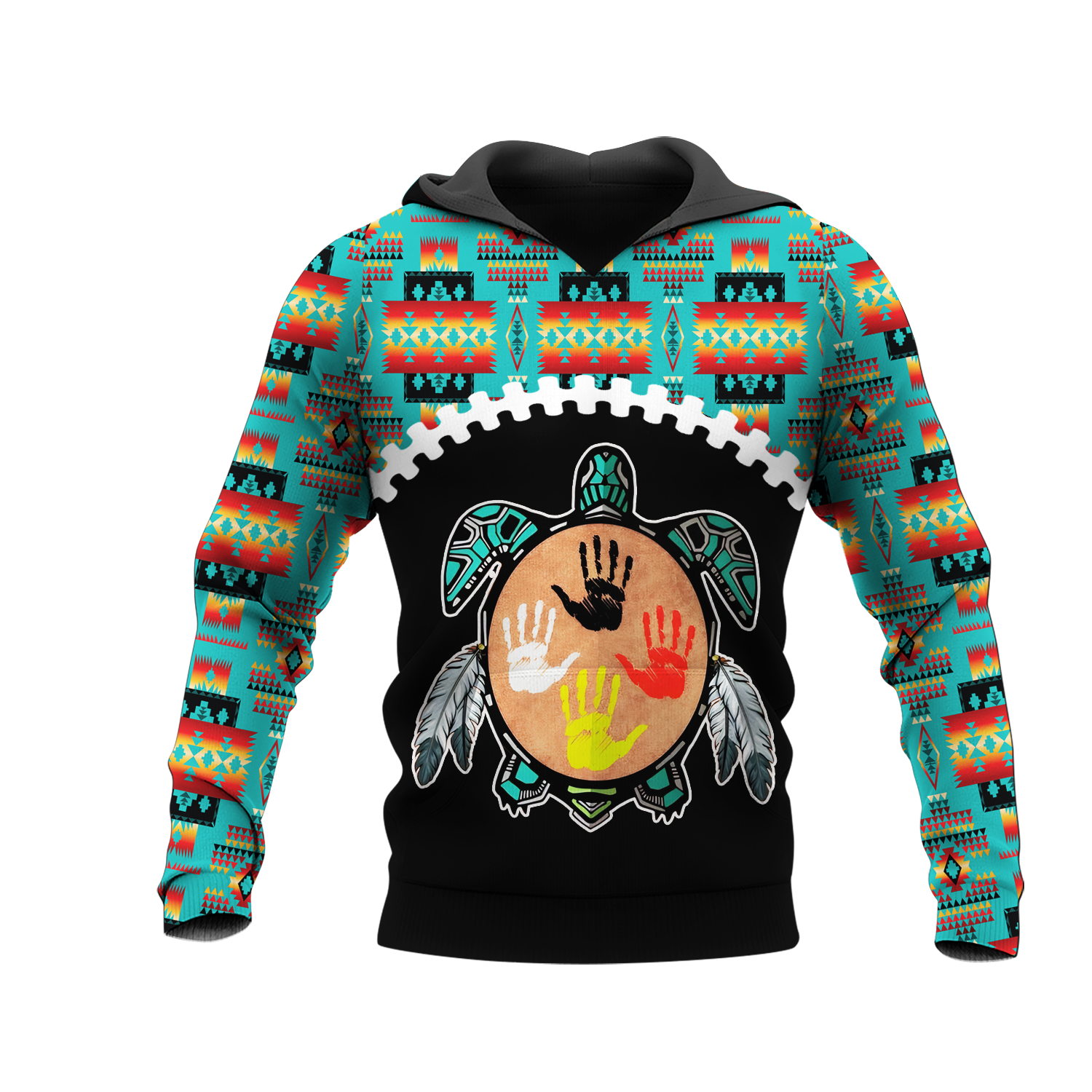 HD0012276 Pattern Native Pride 3D Hoodie