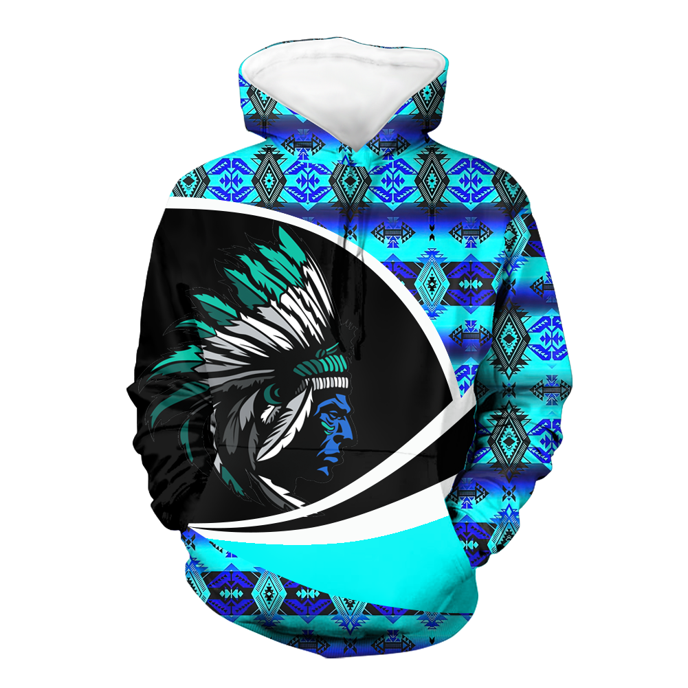HD0011341  Pattern Native Pride 3D Hoodie