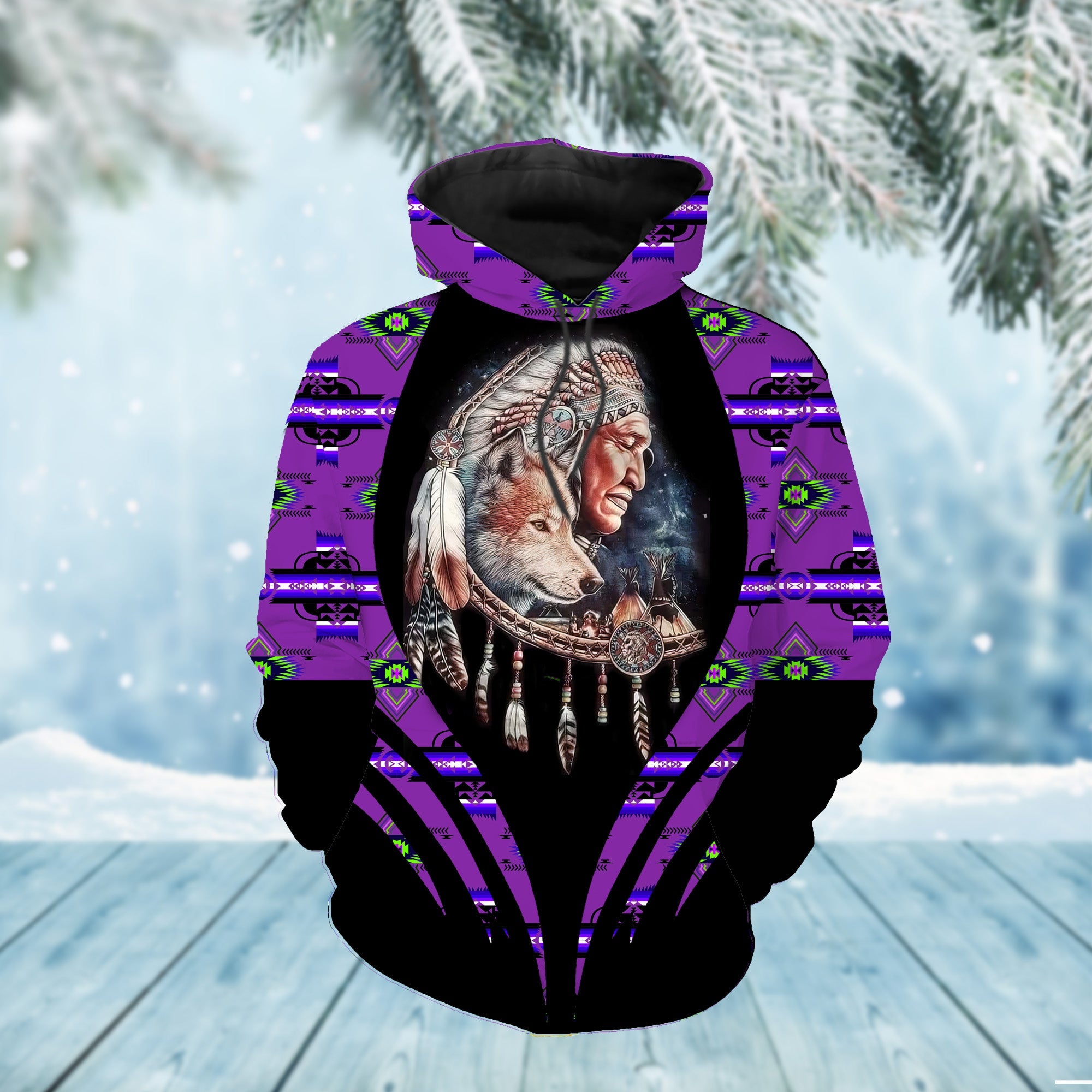 HD0011782 Pattern Native Pride 3D Hoodie