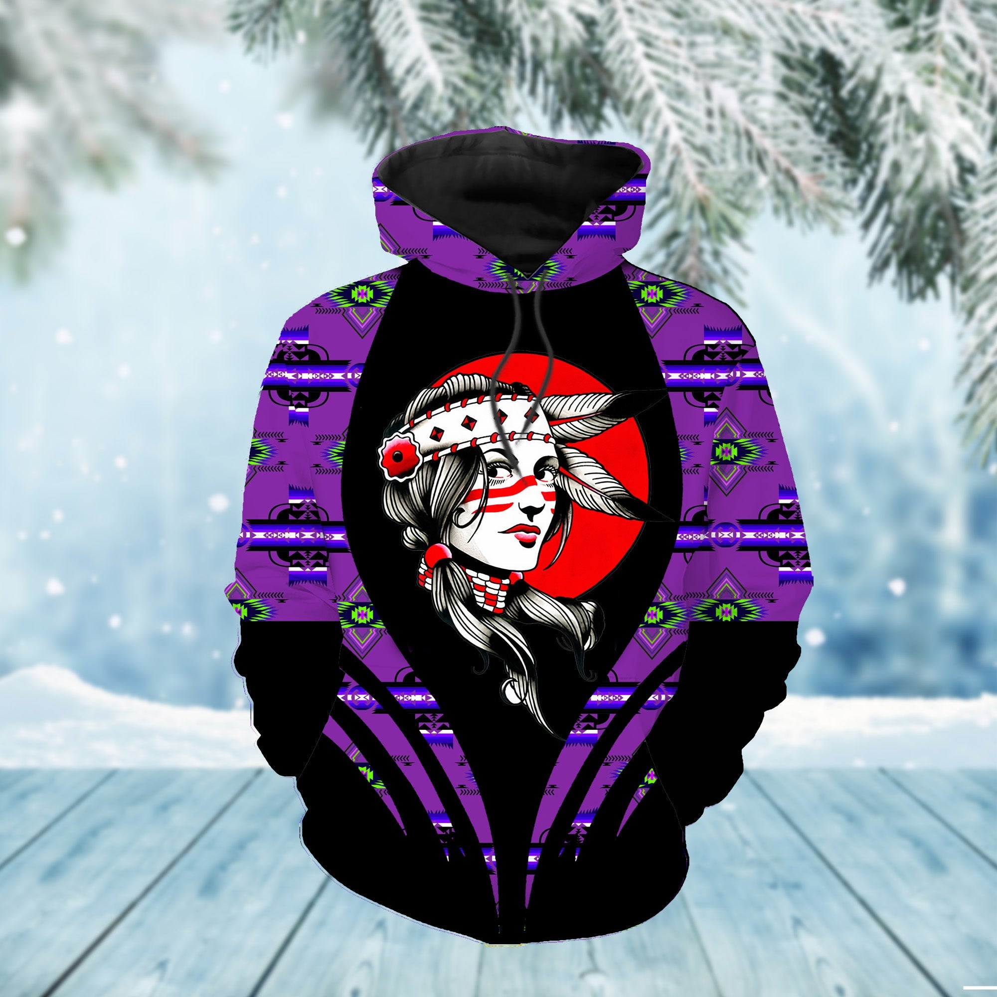 HD0011783 Pattern Native Pride 3D Hoodie