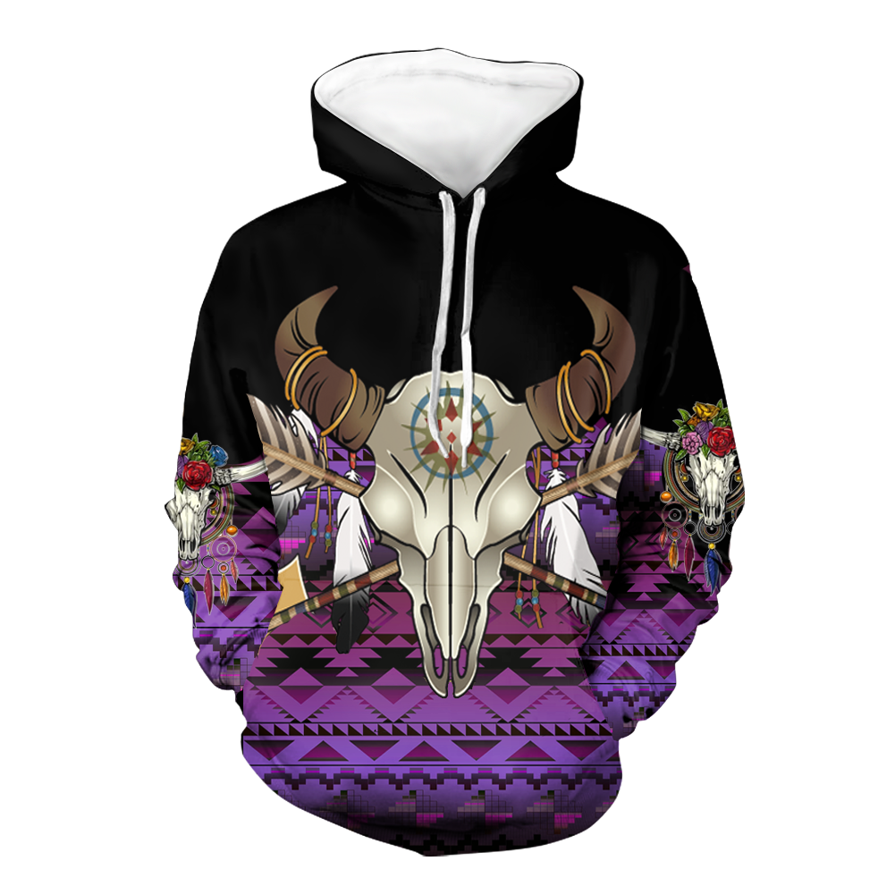 HD000122 Native American Pride  3D Hoodie